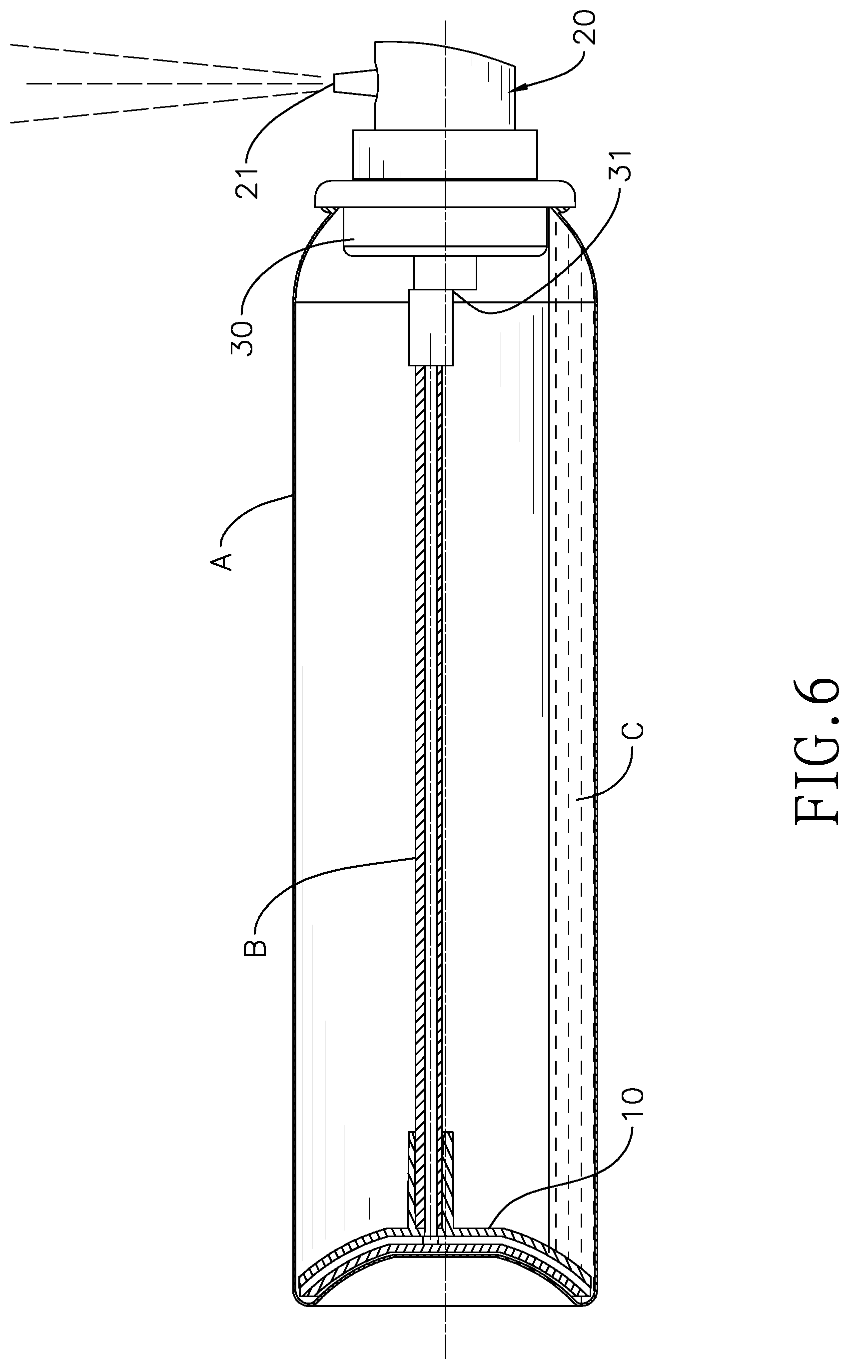 Patent US12304720 Figure 6 – Liquid product container and extending drawing unit of liquid product container