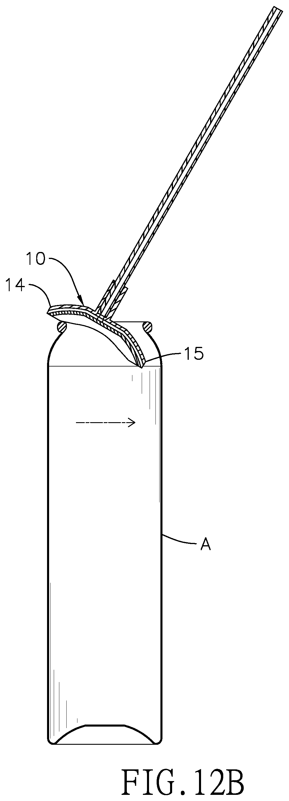 Patent US12304720 Figure 13 – Liquid product container and extending drawing unit of liquid product container