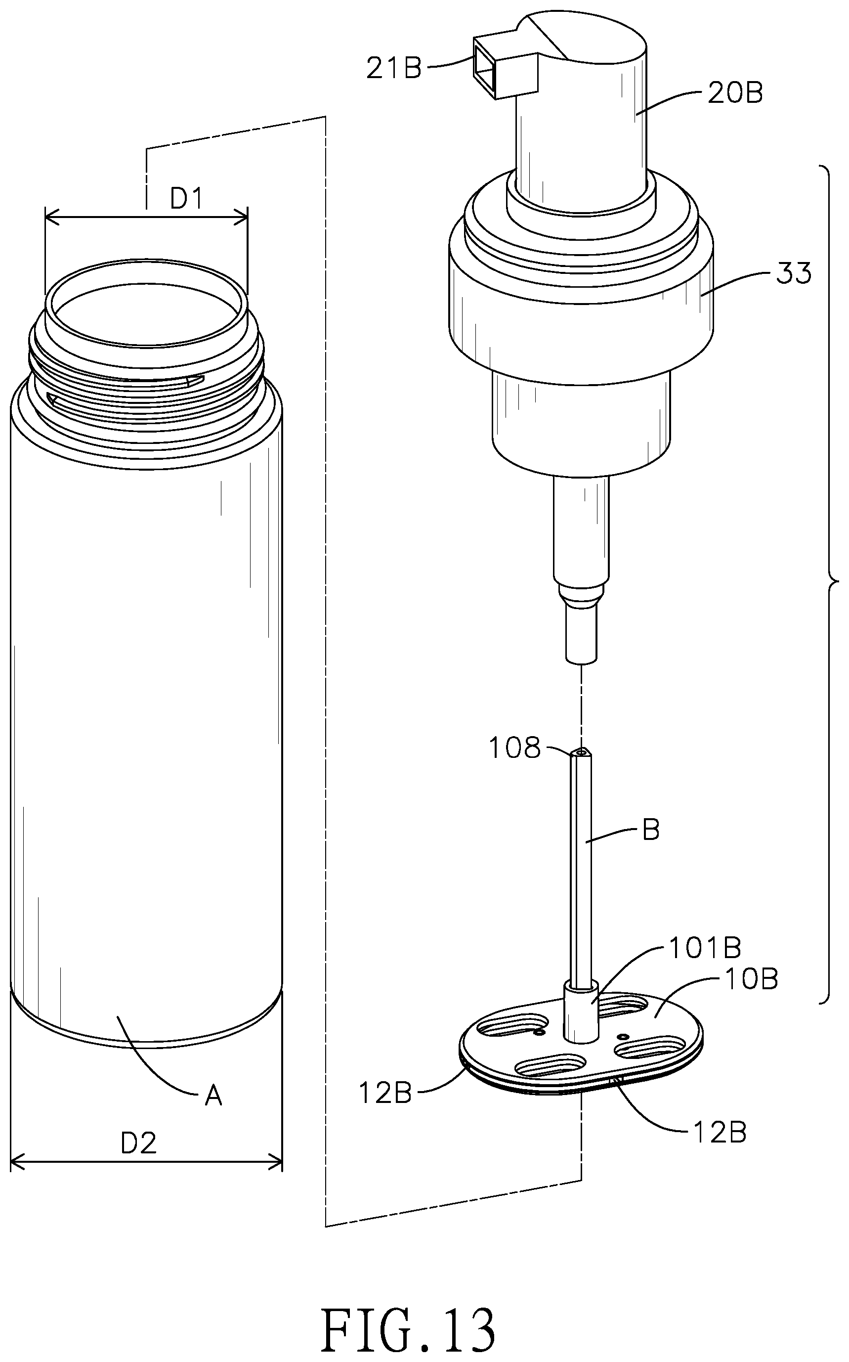 Patent US12304720 Figure 17 – Liquid product container and extending drawing unit of liquid product container