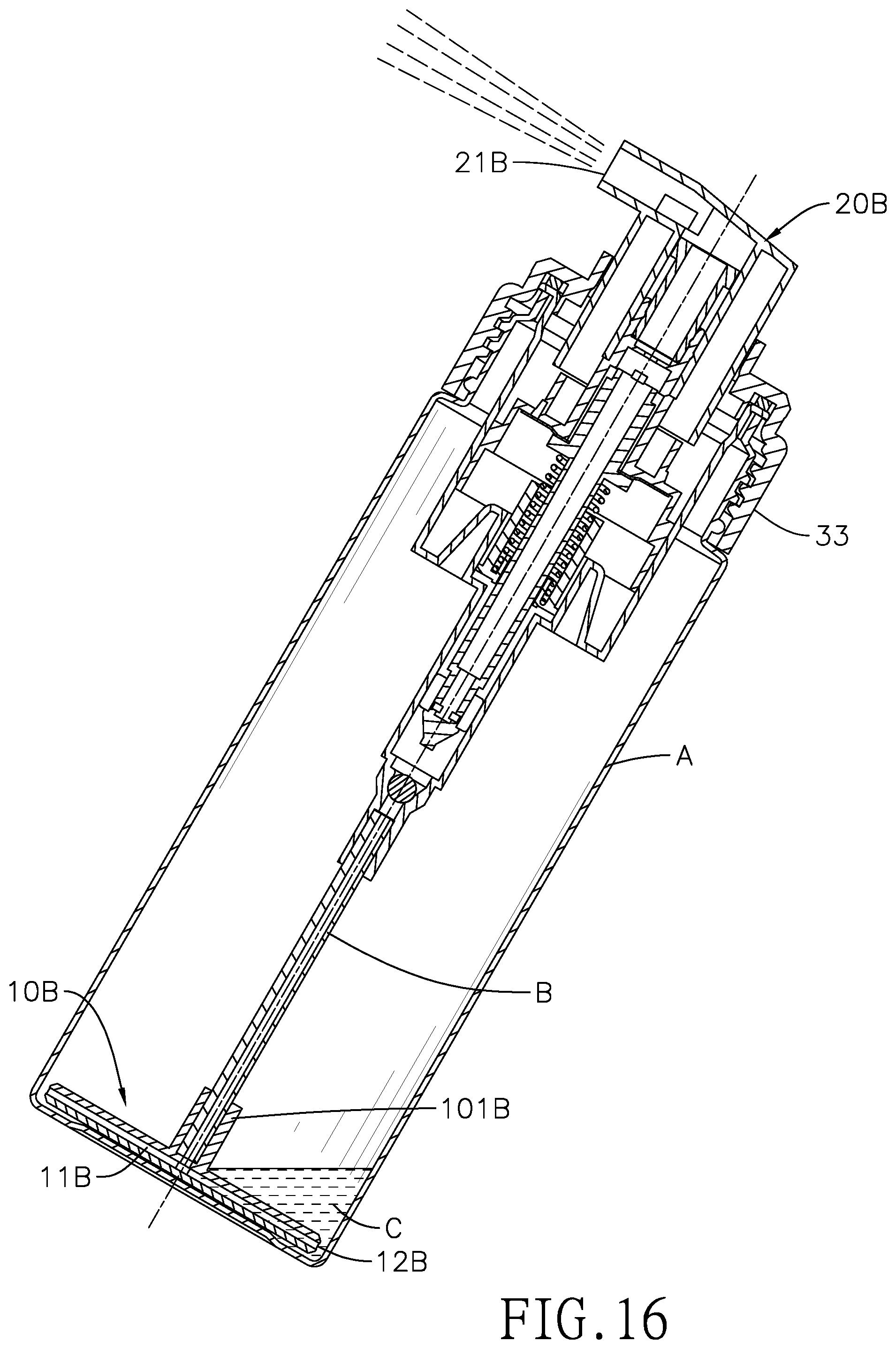 Patent US12304720 Figure 20 – Liquid product container and extending drawing unit of liquid product container