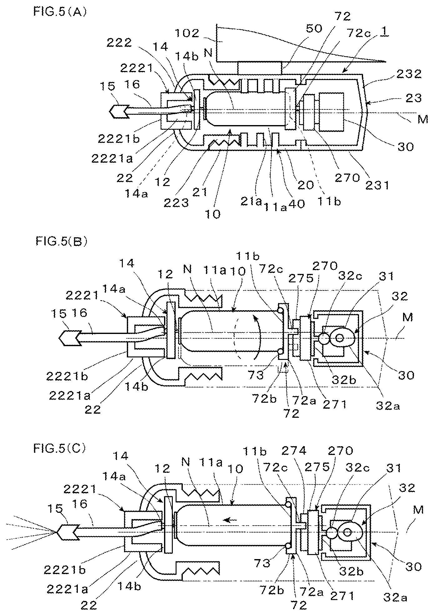Patent US12304721 Figure 5 – Temperature adjusting device for an aerosol container