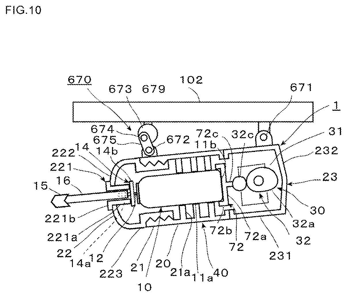 Patent US12304721 Figure 10 – Temperature adjusting device for an aerosol container