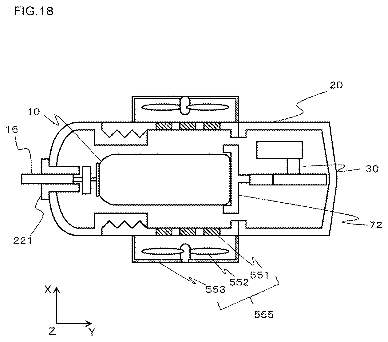 Patent US12304721 Figure 18 – Temperature adjusting device for an aerosol container
