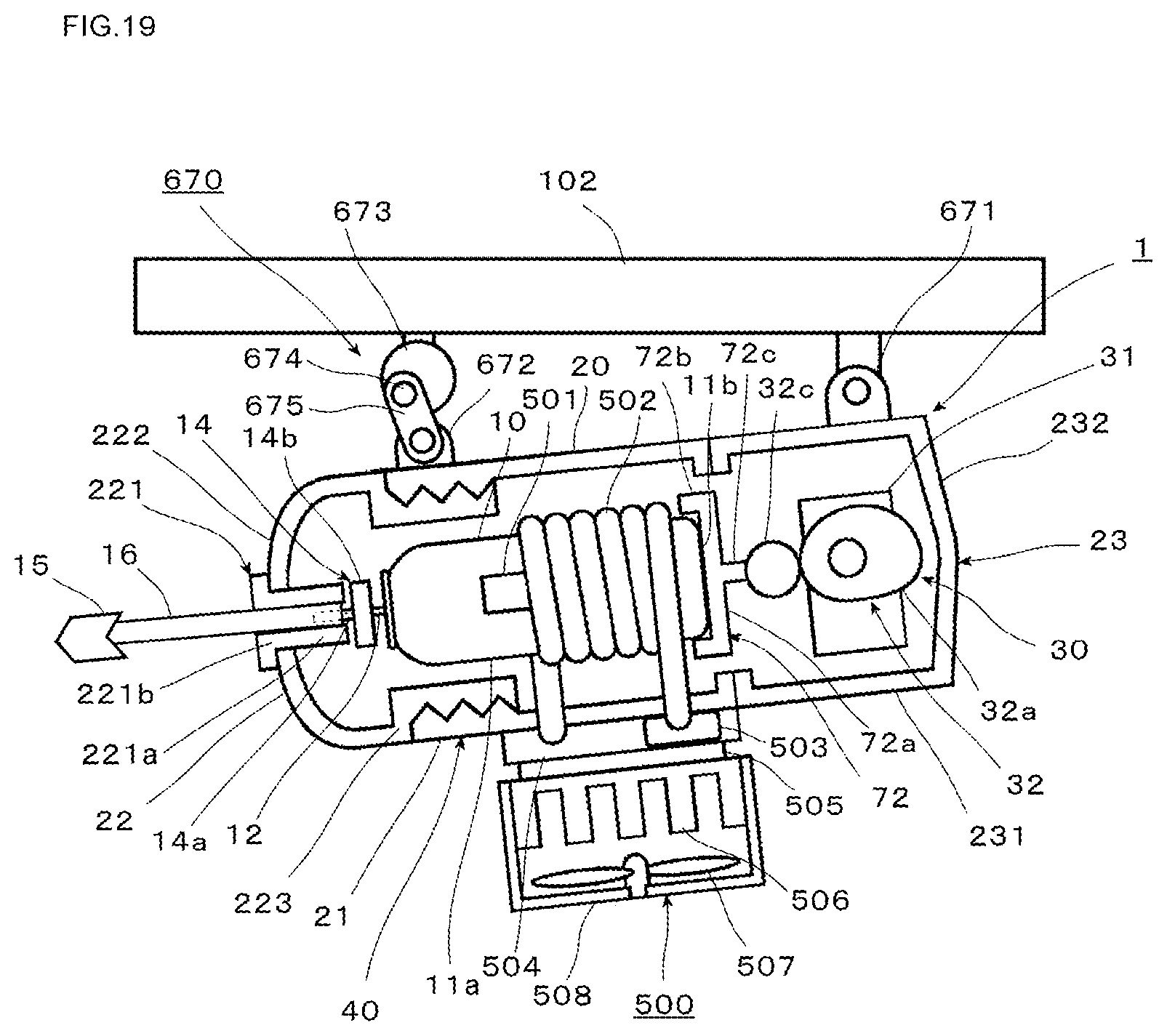 Patent US12304721 Figure 19 – Temperature adjusting device for an aerosol container