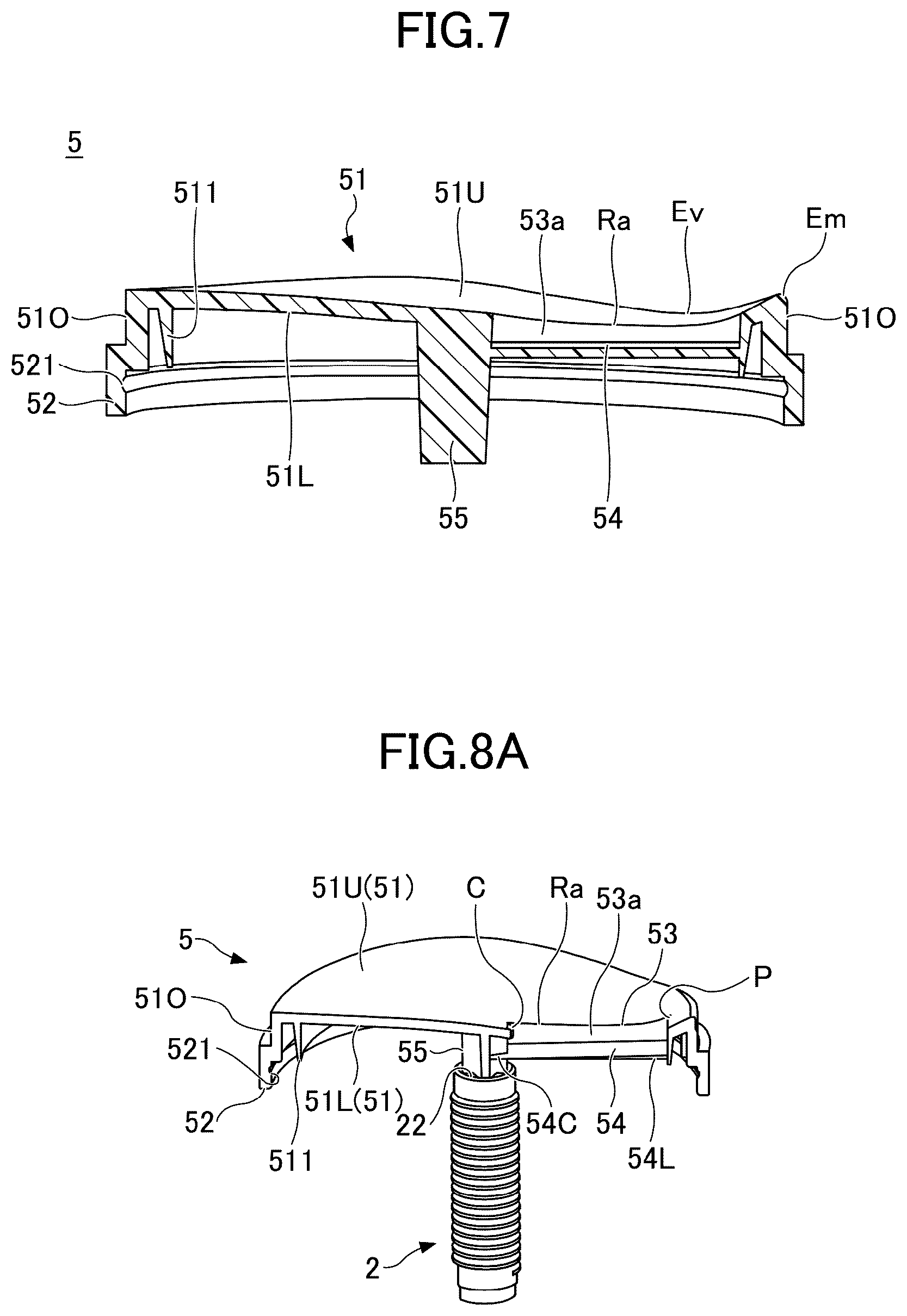 Patent US12304722 Figure 7 – Dispensing container with cutter, solid material container, and solid material rotary cutting lid