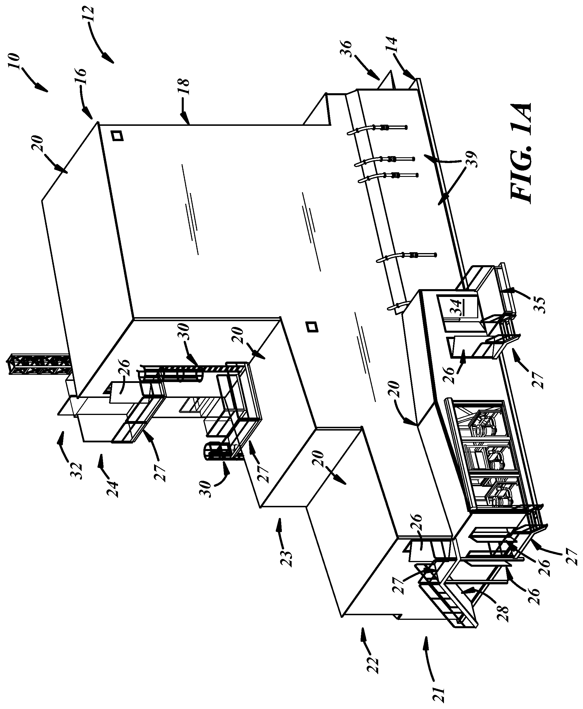 Patent US12304725 Figure 1 – Bulk material receiving, conveying, storing, and dispensing