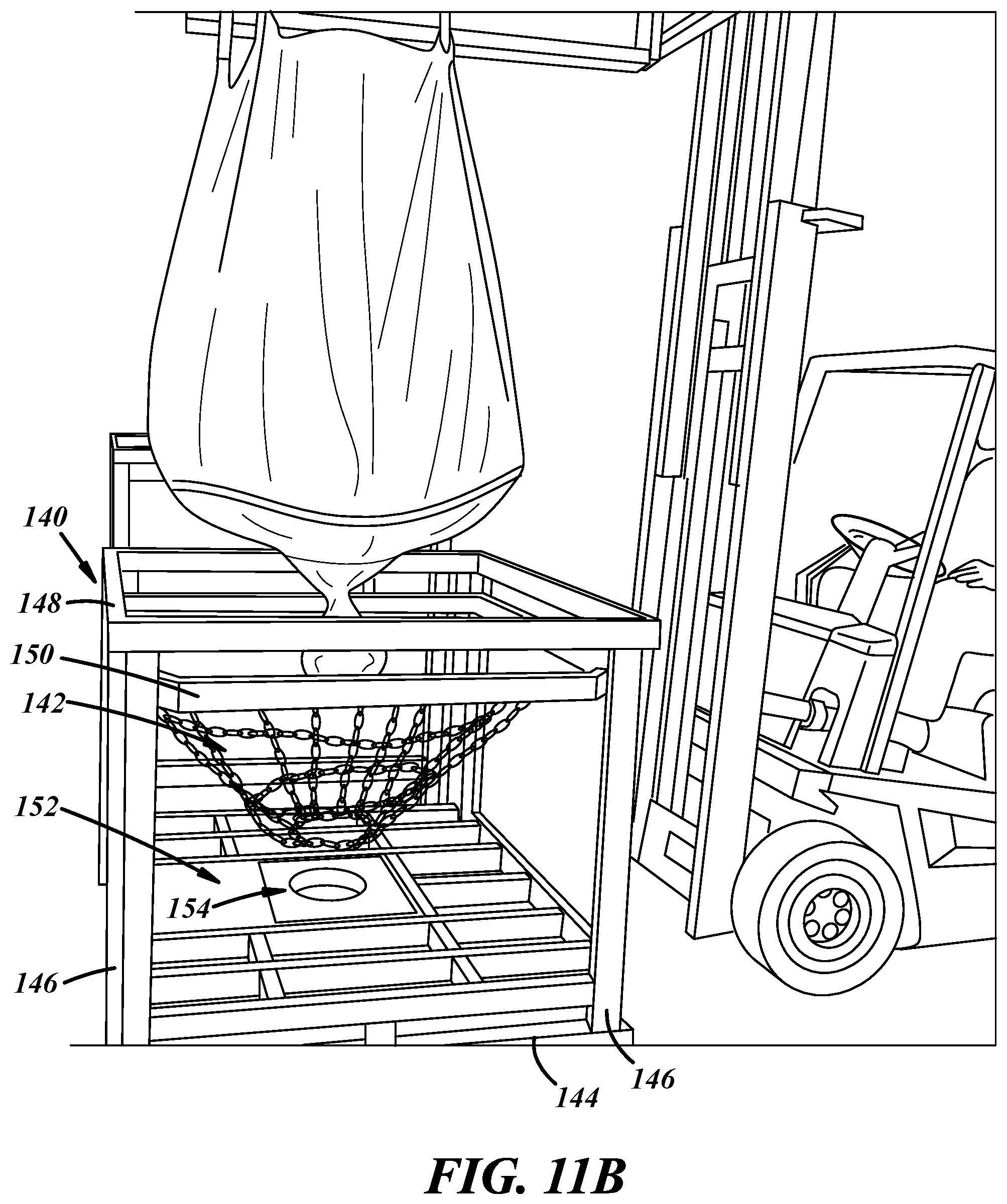 Patent US12304725 Figure 14 – Bulk material receiving, conveying, storing, and dispensing