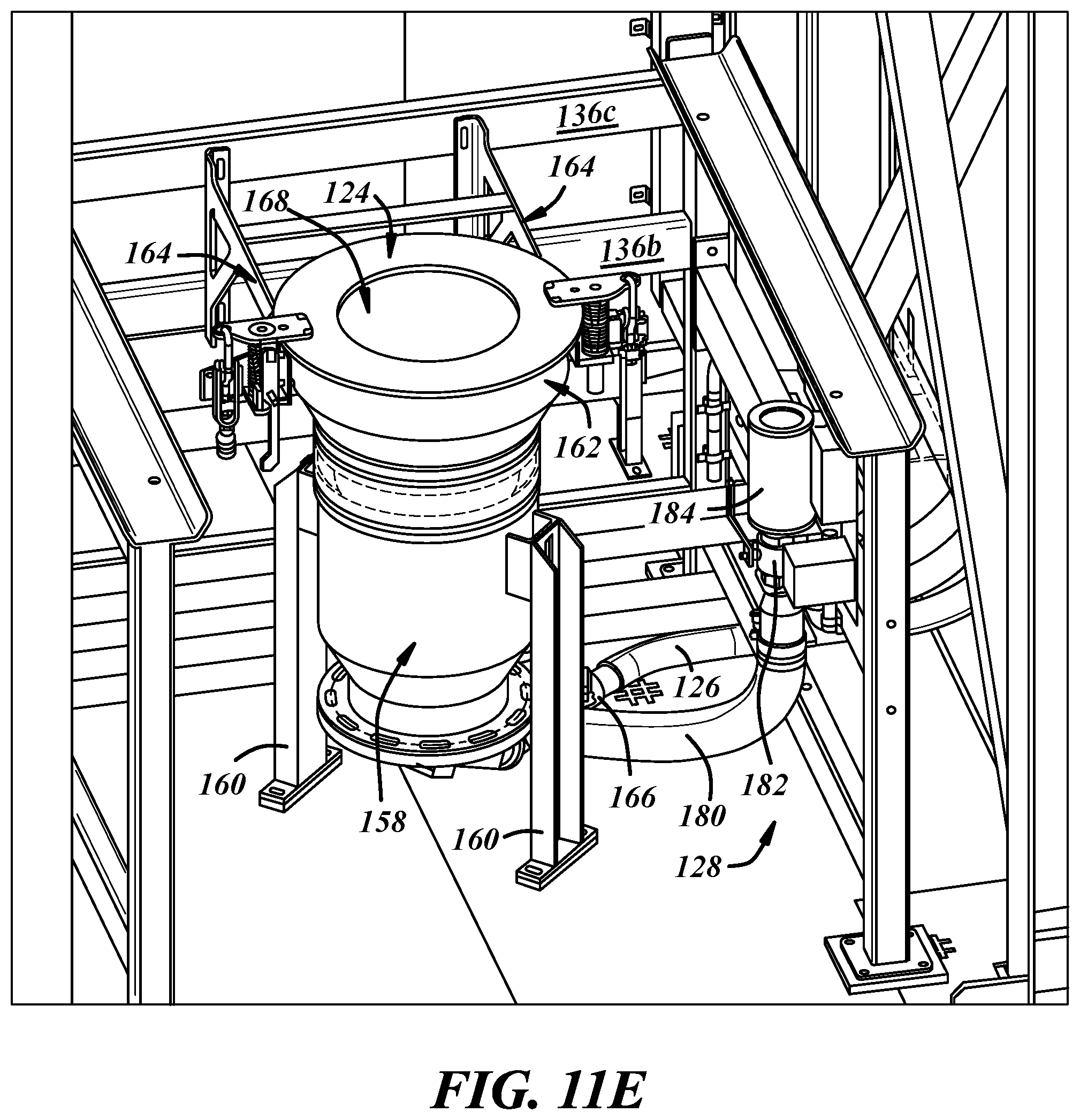 Patent US12304725 Figure 16 – Bulk material receiving, conveying, storing, and dispensing