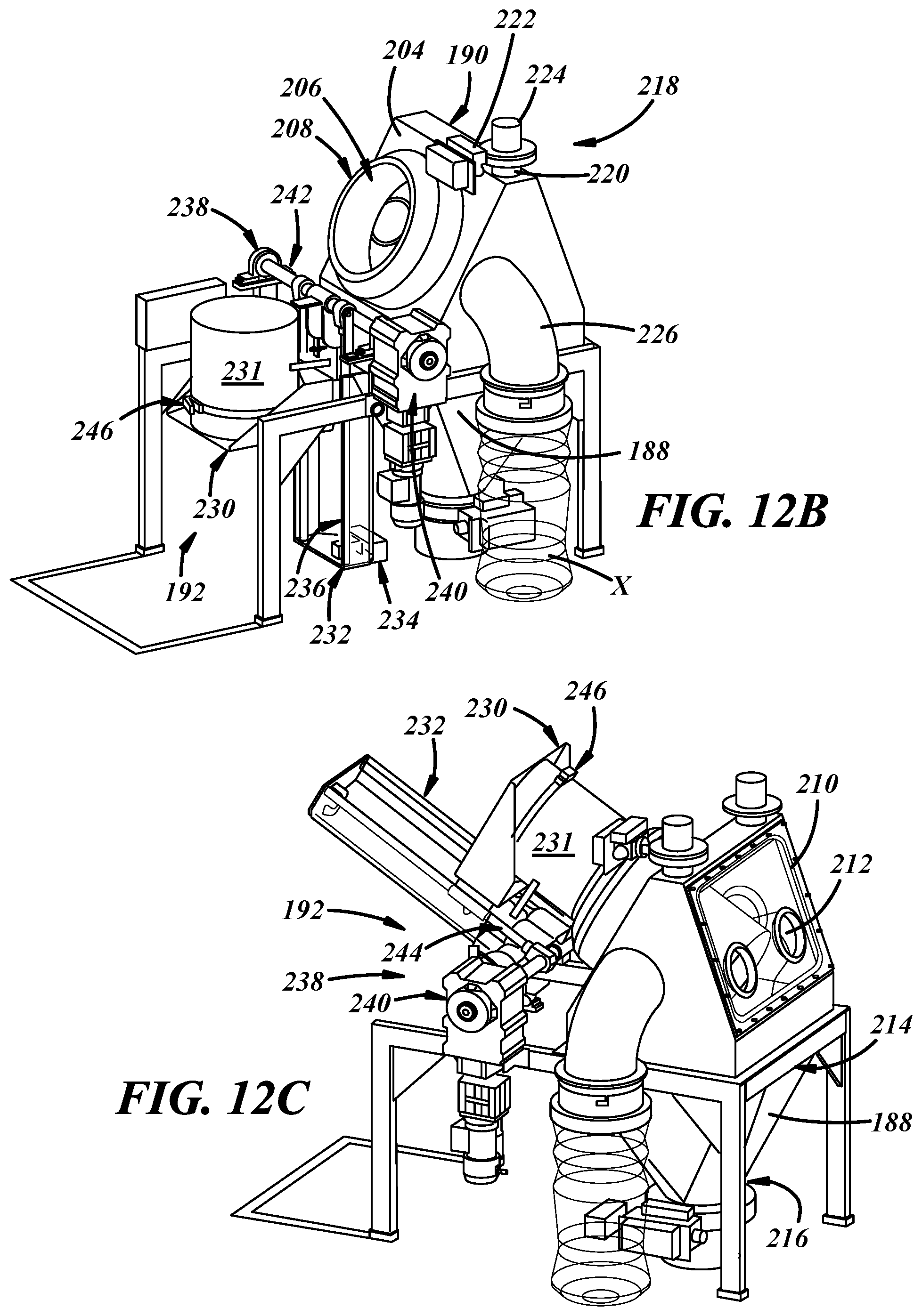 Patent US12304725 Figure 19 – Bulk material receiving, conveying, storing, and dispensing