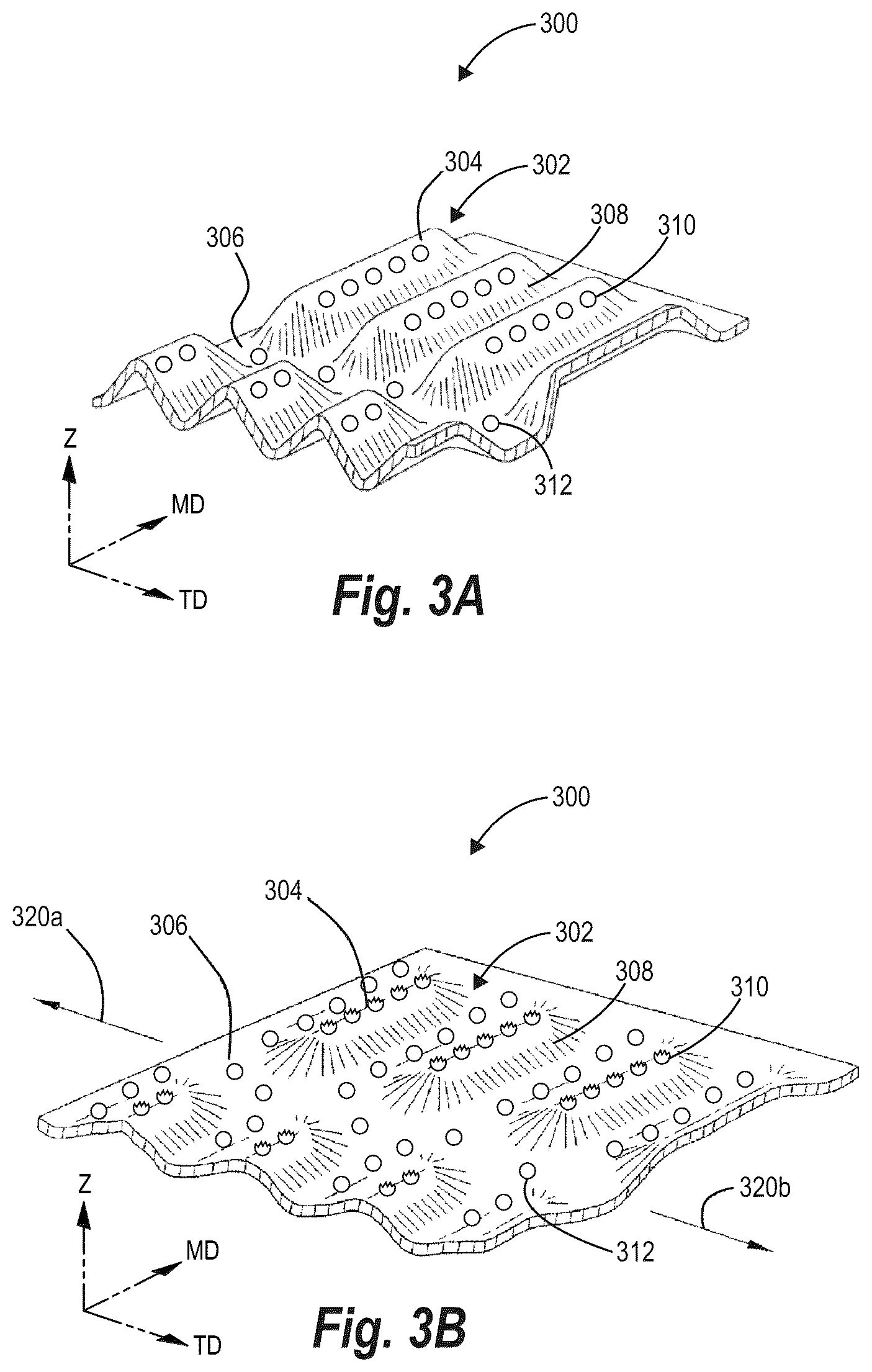 Patent US12304727 Figure 3 – Thermoplastic films and bags with encapsulation-based delayed odor control and methods of making the same