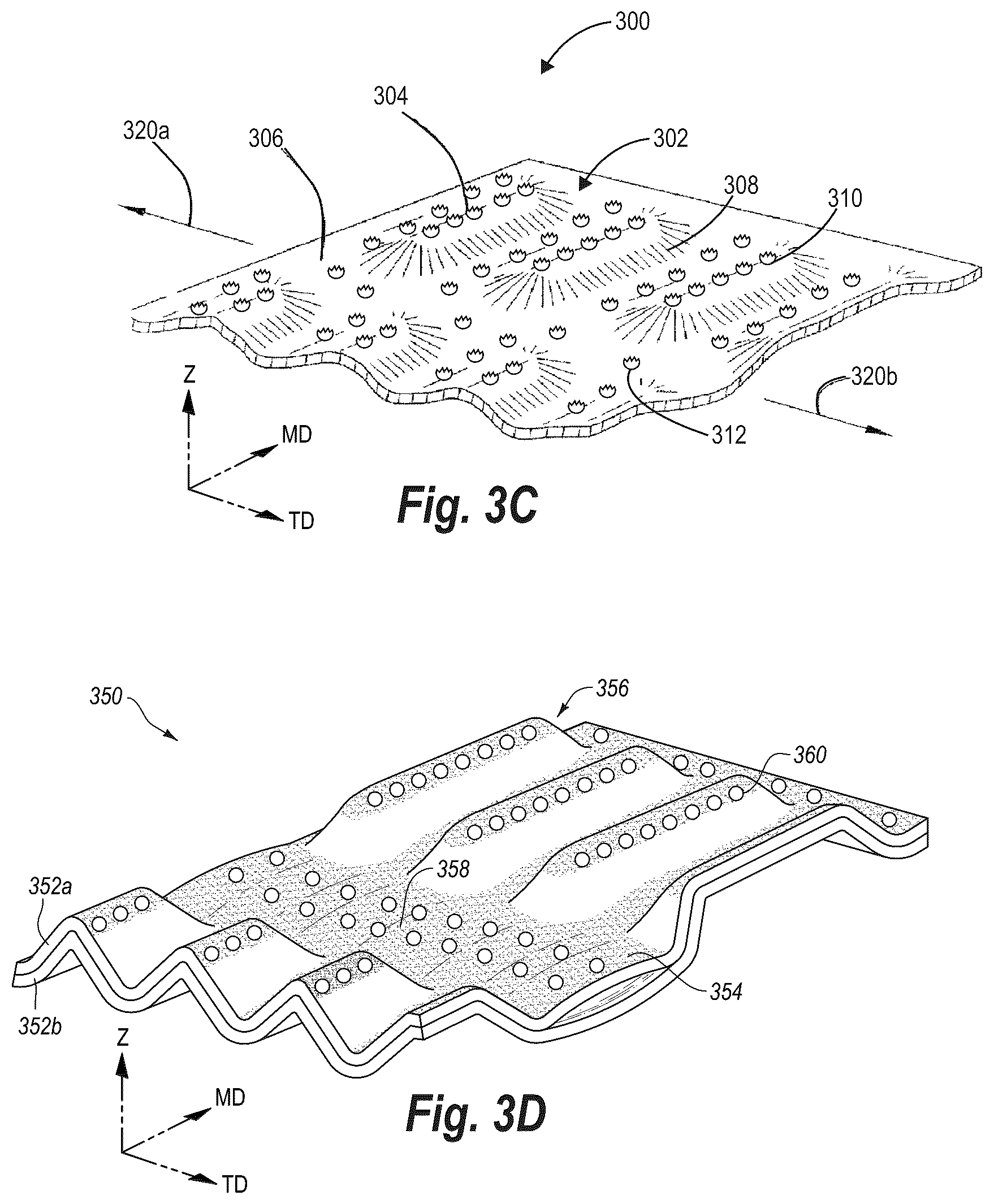 Patent US12304727 Figure 4 – Thermoplastic films and bags with encapsulation-based delayed odor control and methods of making the same