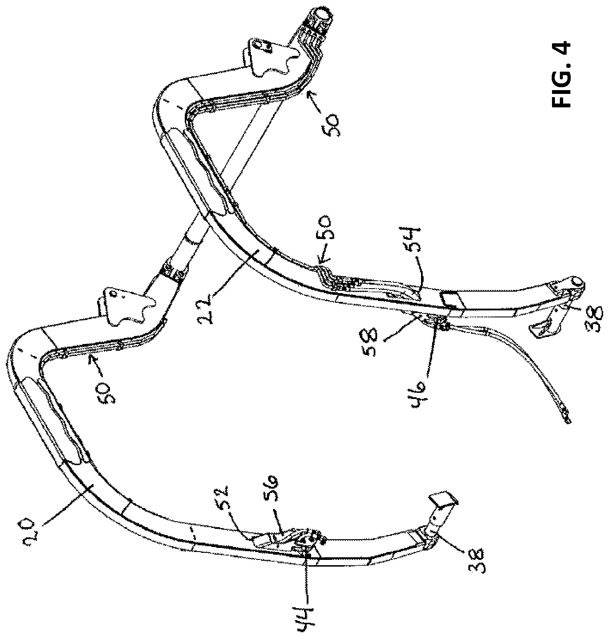 Patent US12304728 Figure 4 – Intermediate container for integration with a refuse vehicle