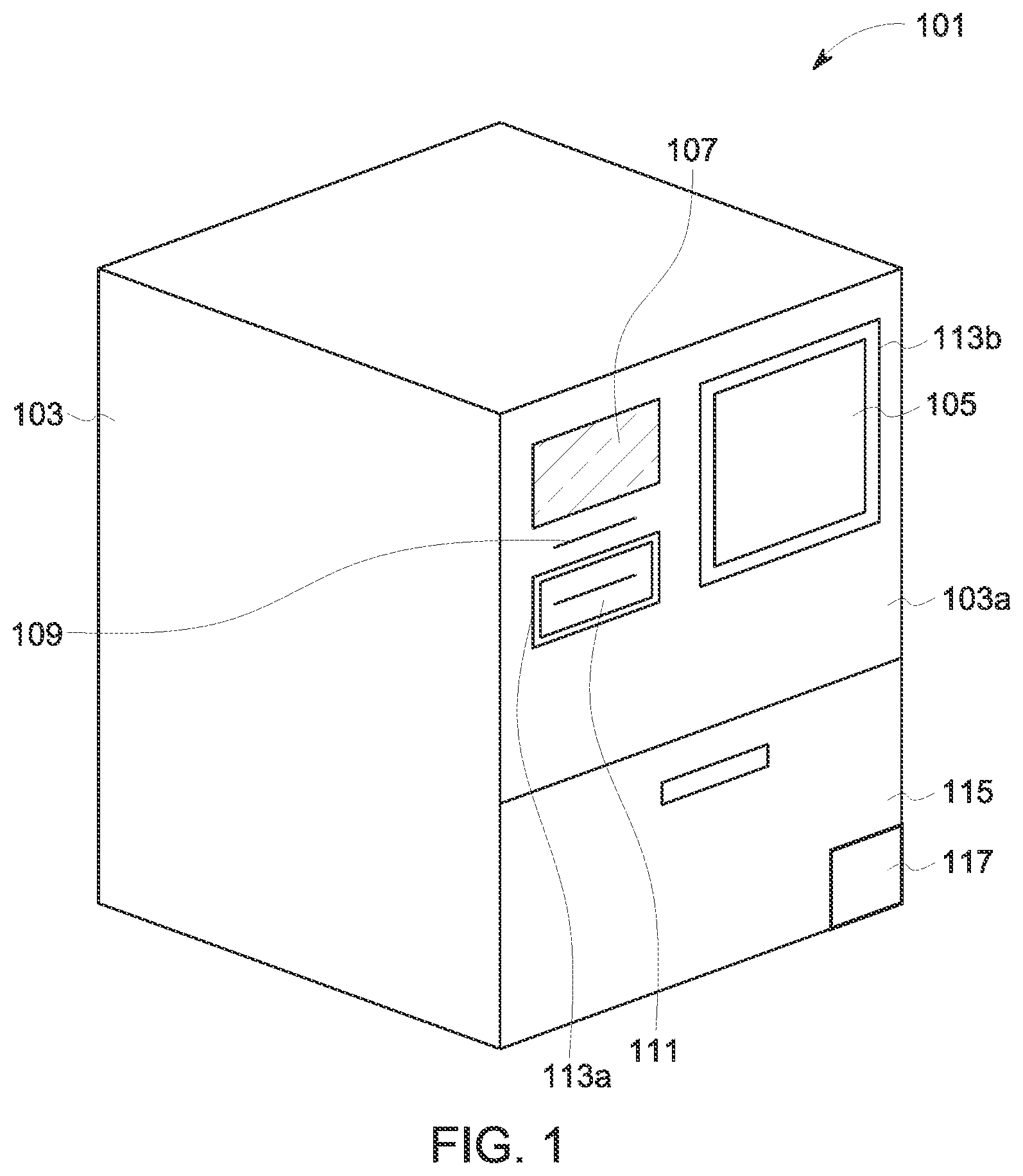 Patent US12304729 Figure 1 – Size reduction and storage device system and method of use