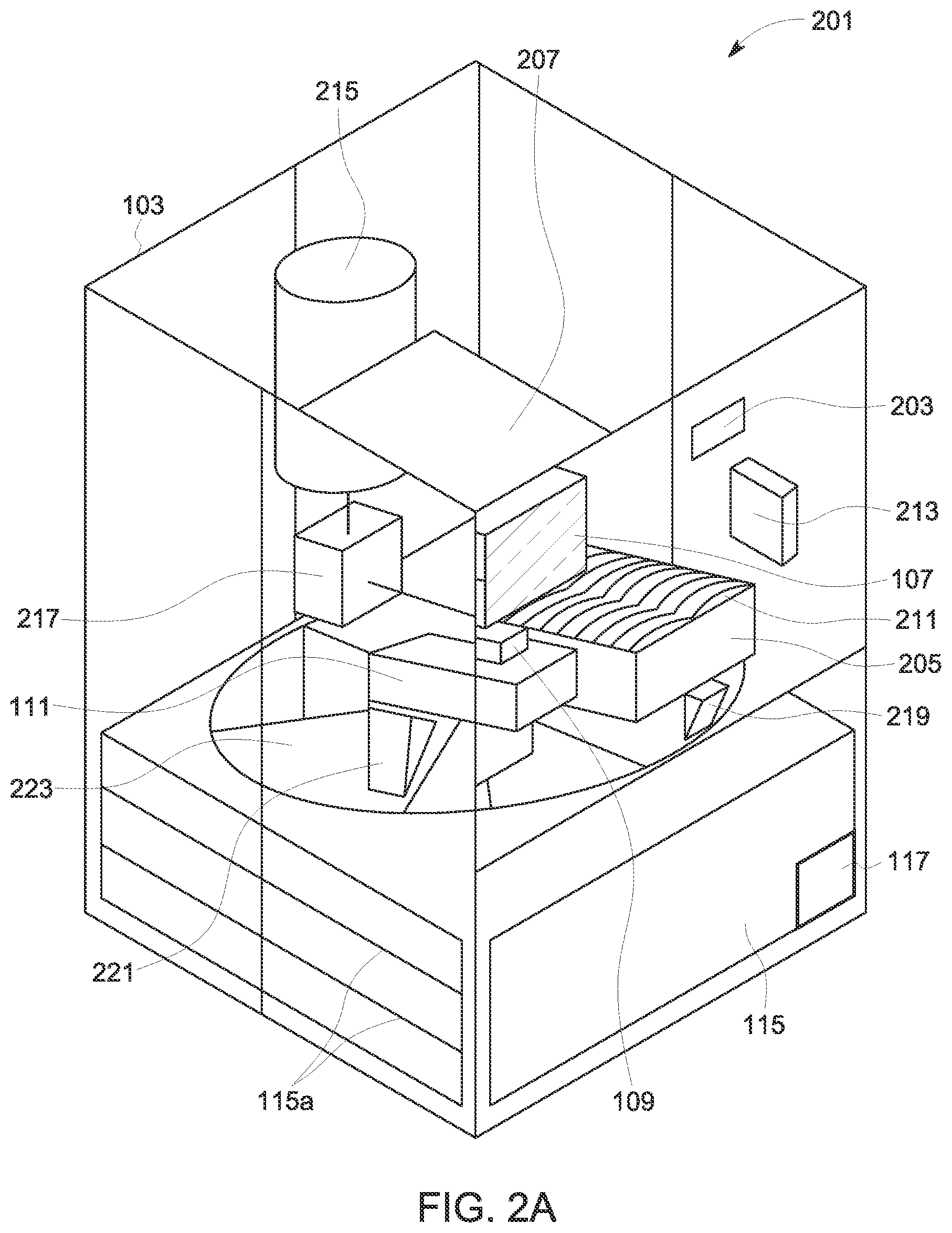 Patent US12304729 Figure 2 – Size reduction and storage device system and method of use