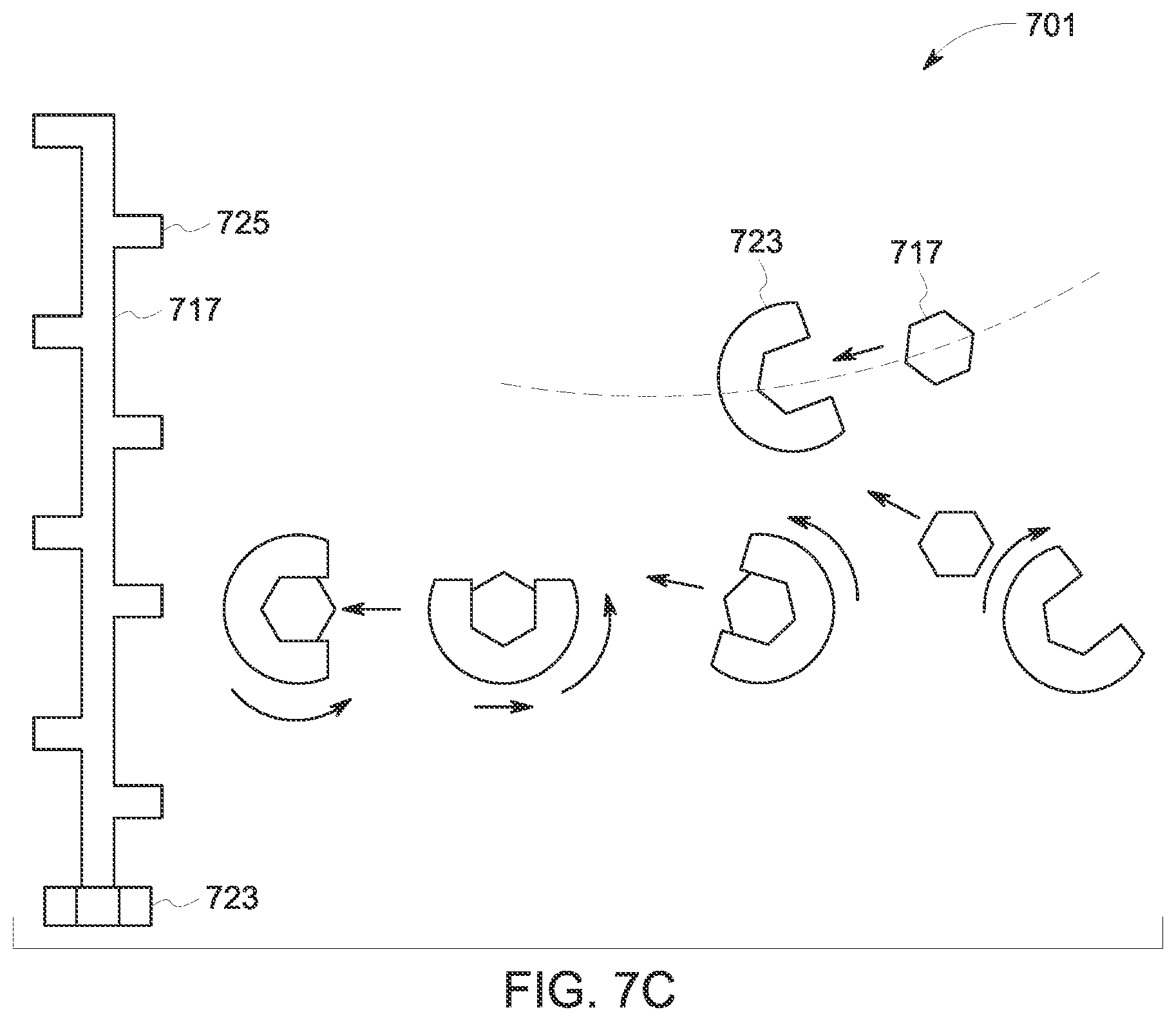 Patent US12304729 Figure 11 – Size reduction and storage device system and method of use