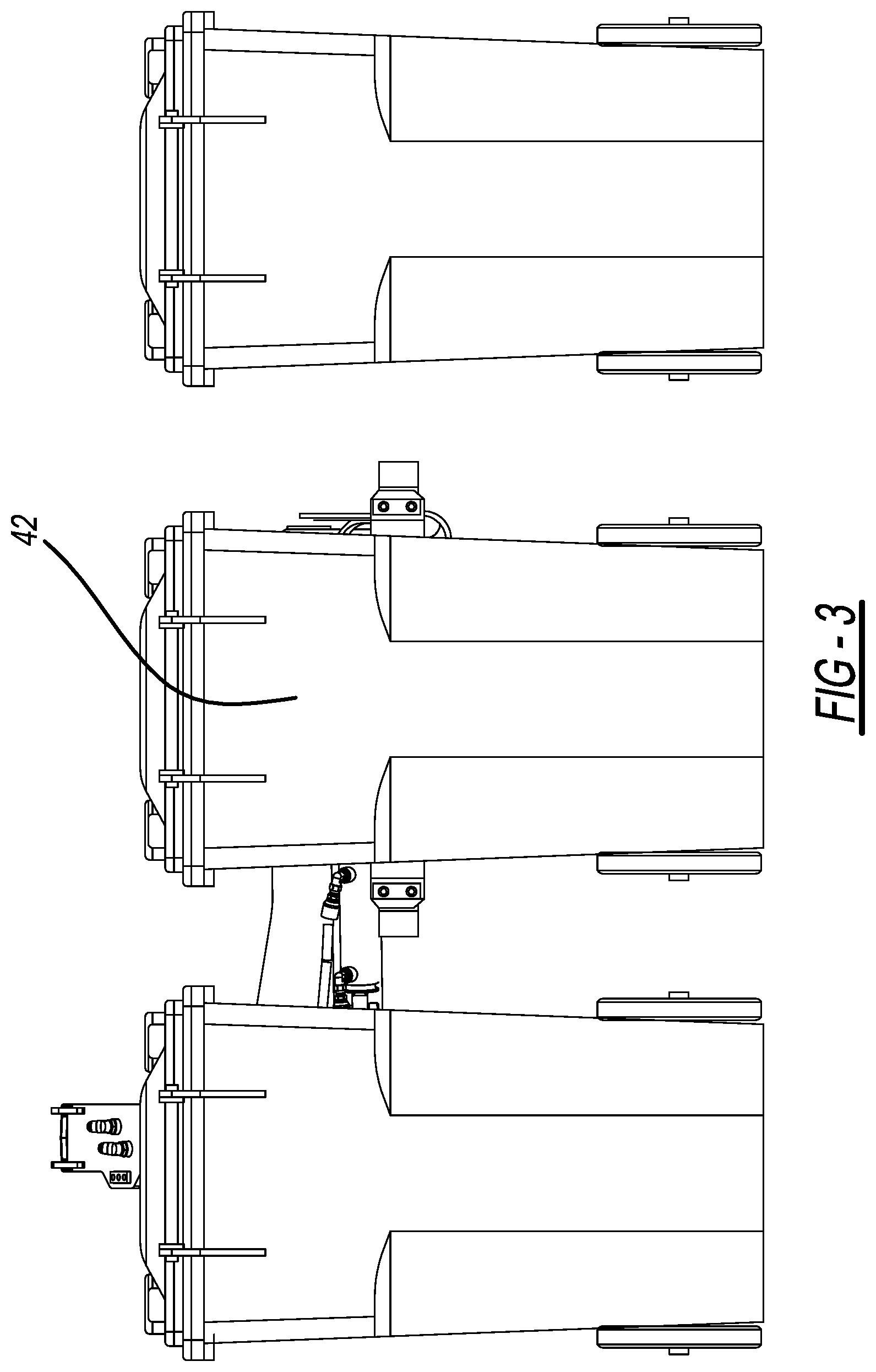 Patent US12304731 Figure 3 – Grabber for a front loader refuse vehicle