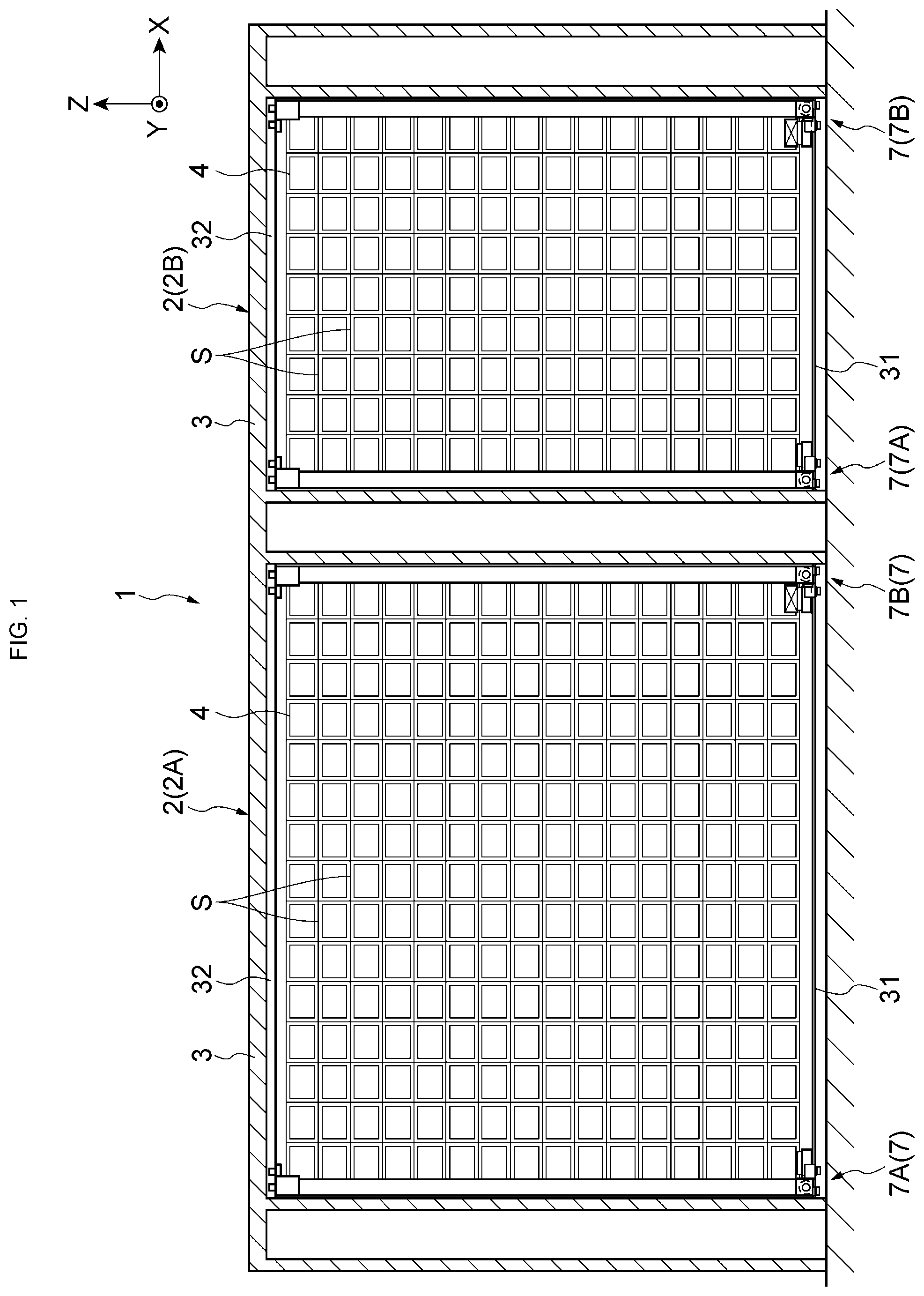 Patent US12304734 Figure 1 – Transport system