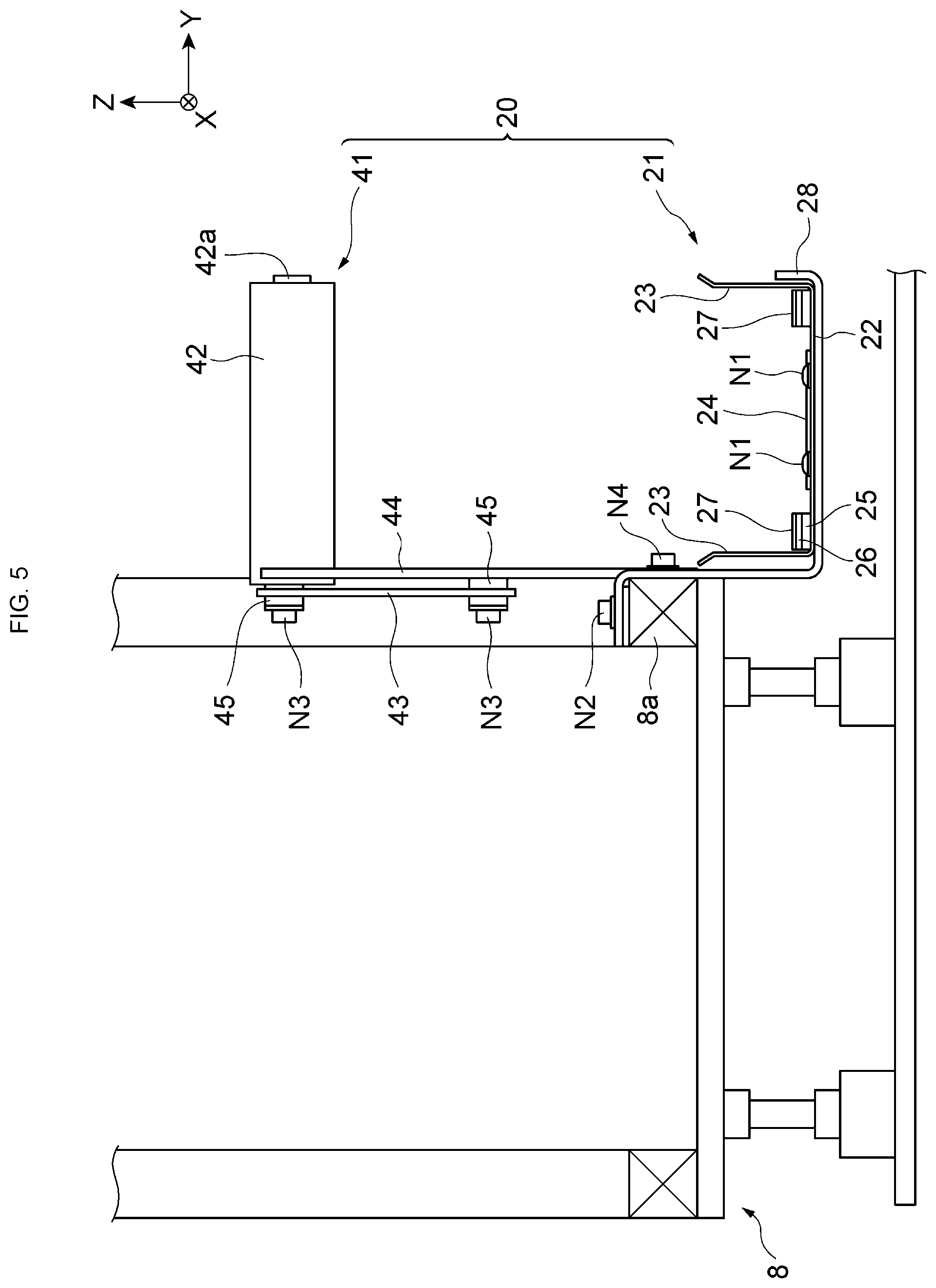Patent US12304734 Figure 5 – Transport system
