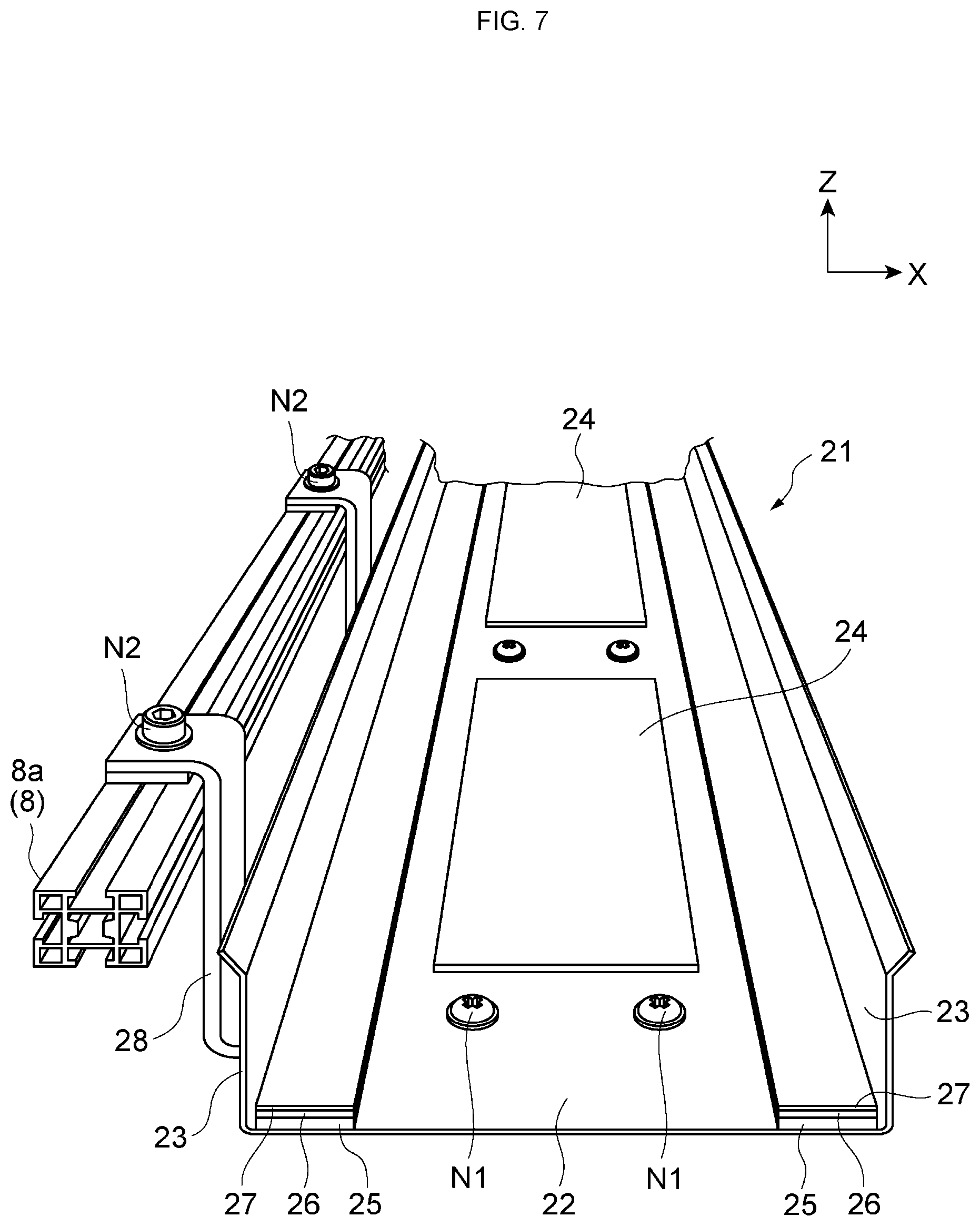 Patent US12304734 Figure 7 – Transport system