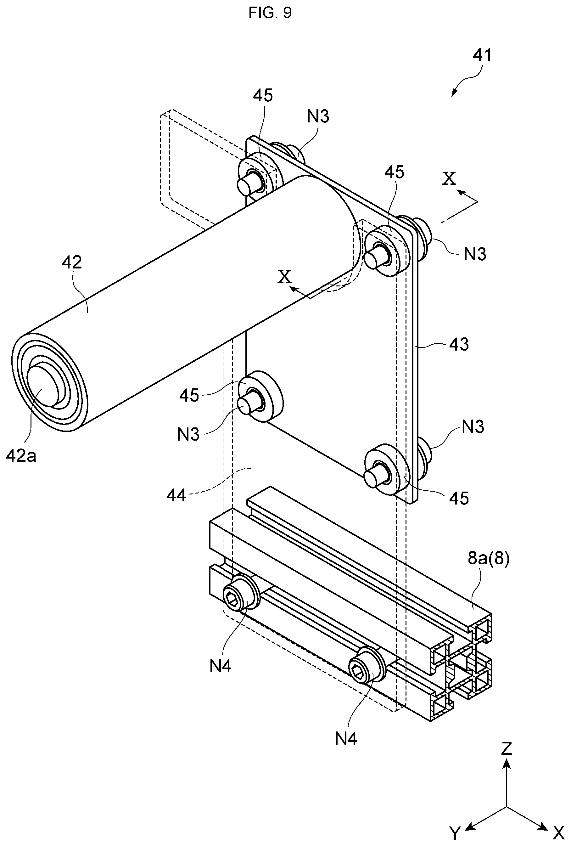 Patent US12304734 Figure 9 – Transport system