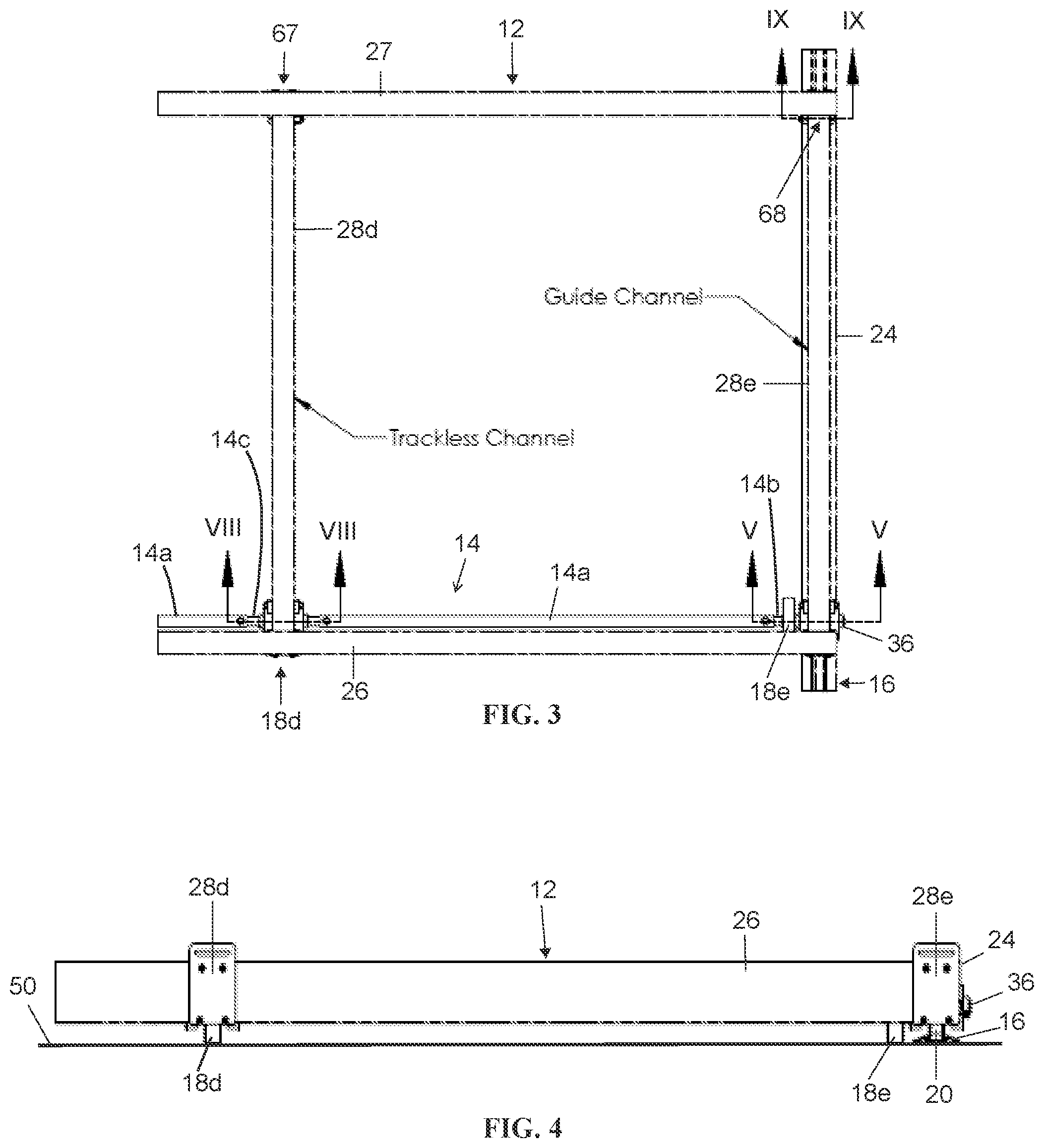 Patent US12304735 Figure 2 – Single track mobile carriage system