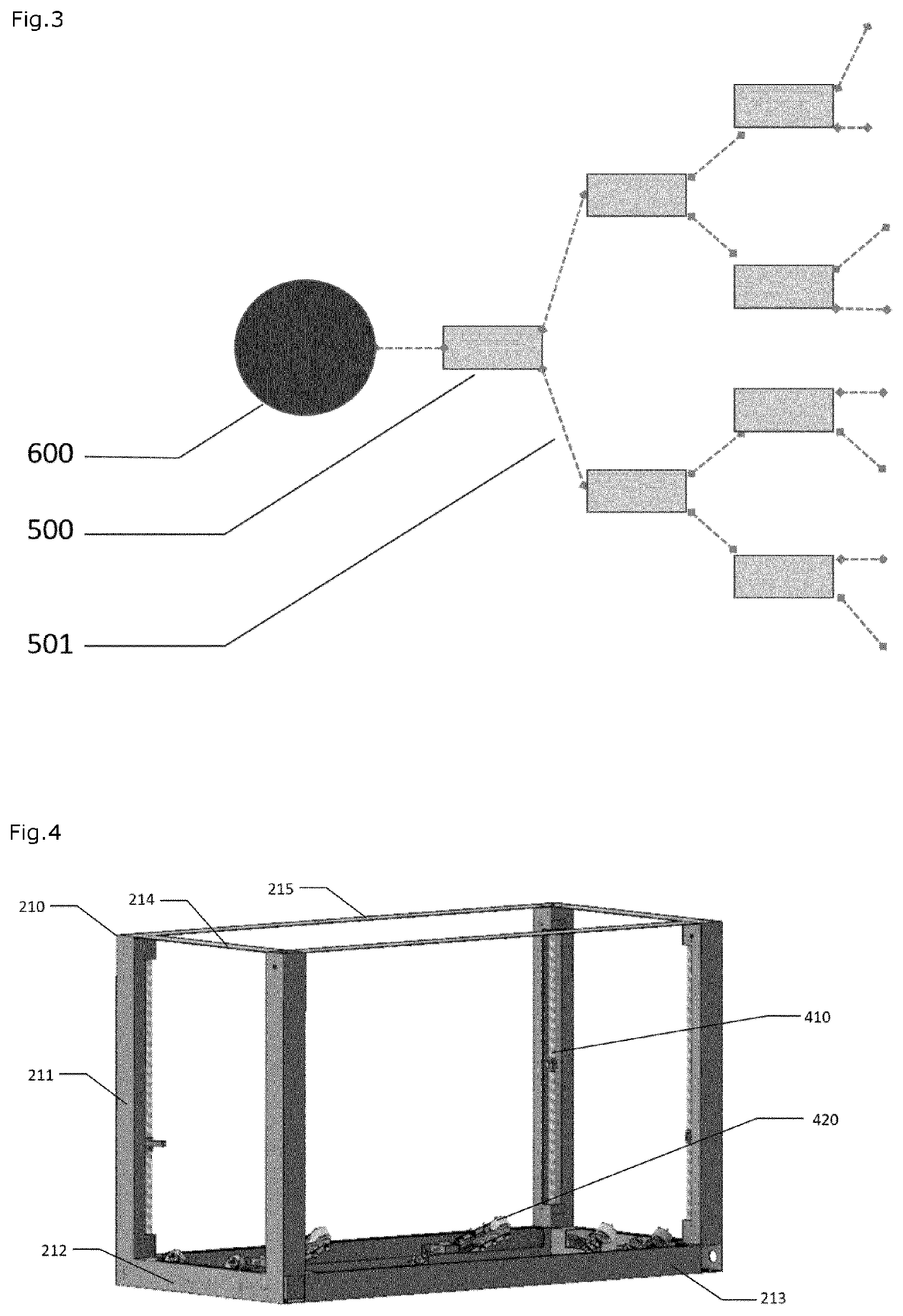 Patent US12304736 Figure 3 – Three-dimensional, modular system for moving standard elements within a three-dimensional structure of the grid type