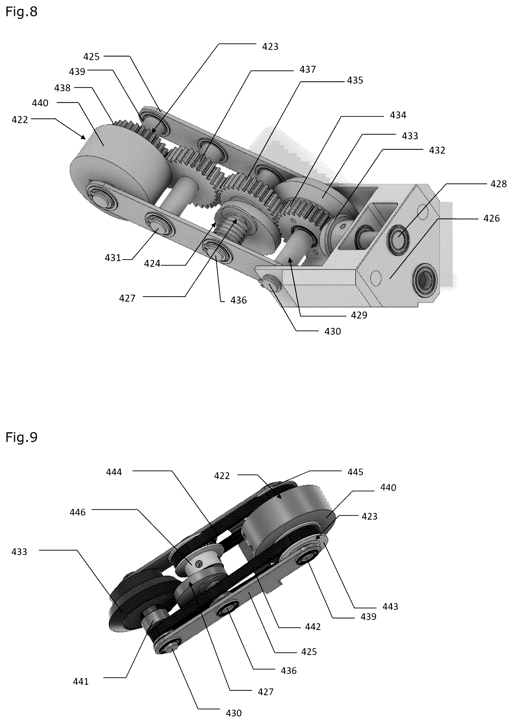 Patent US12304736 Figure 6 – Three-dimensional, modular system for moving standard elements within a three-dimensional structure of the grid type