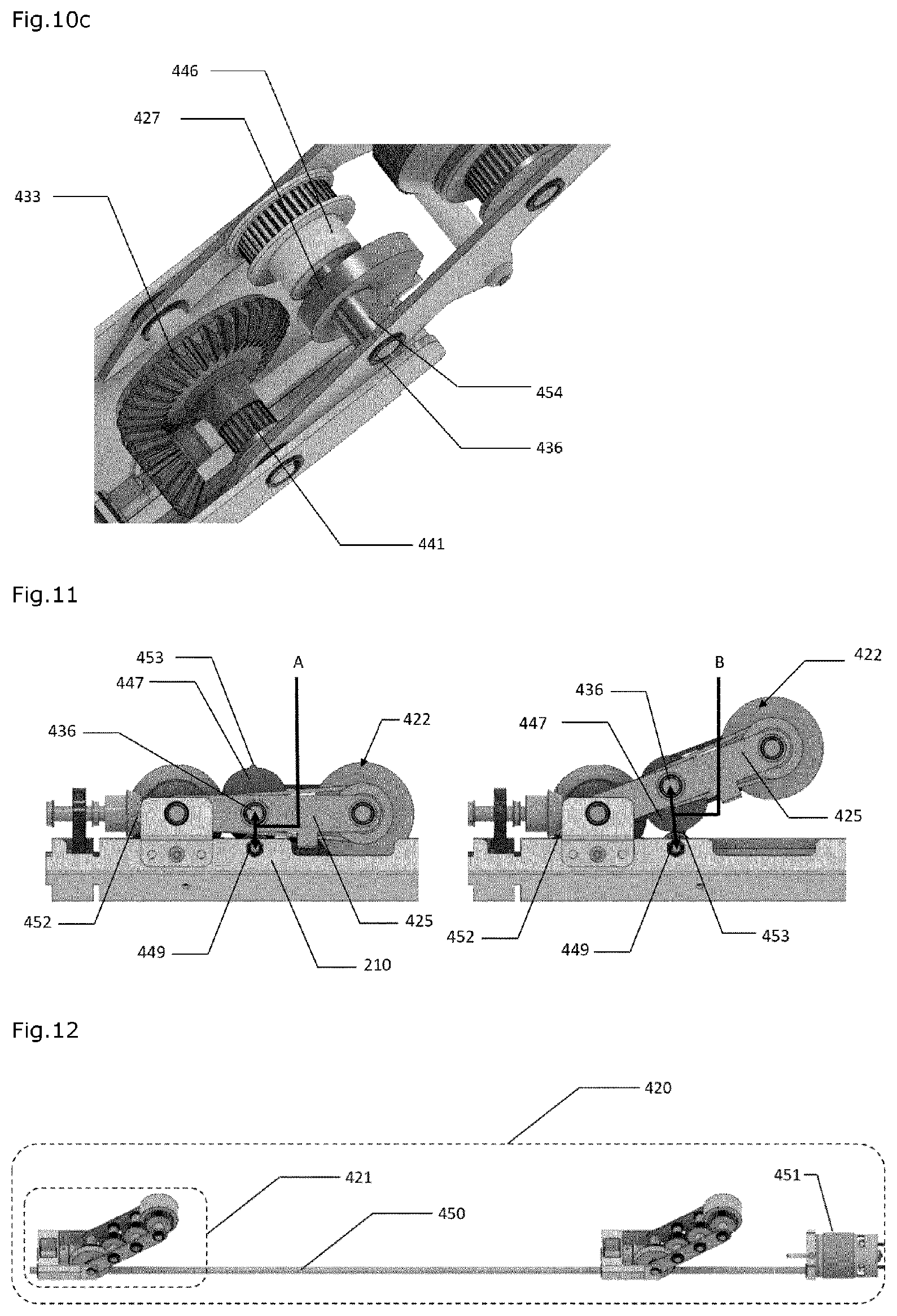 Patent US12304736 Figure 8 – Three-dimensional, modular system for moving standard elements within a three-dimensional structure of the grid type