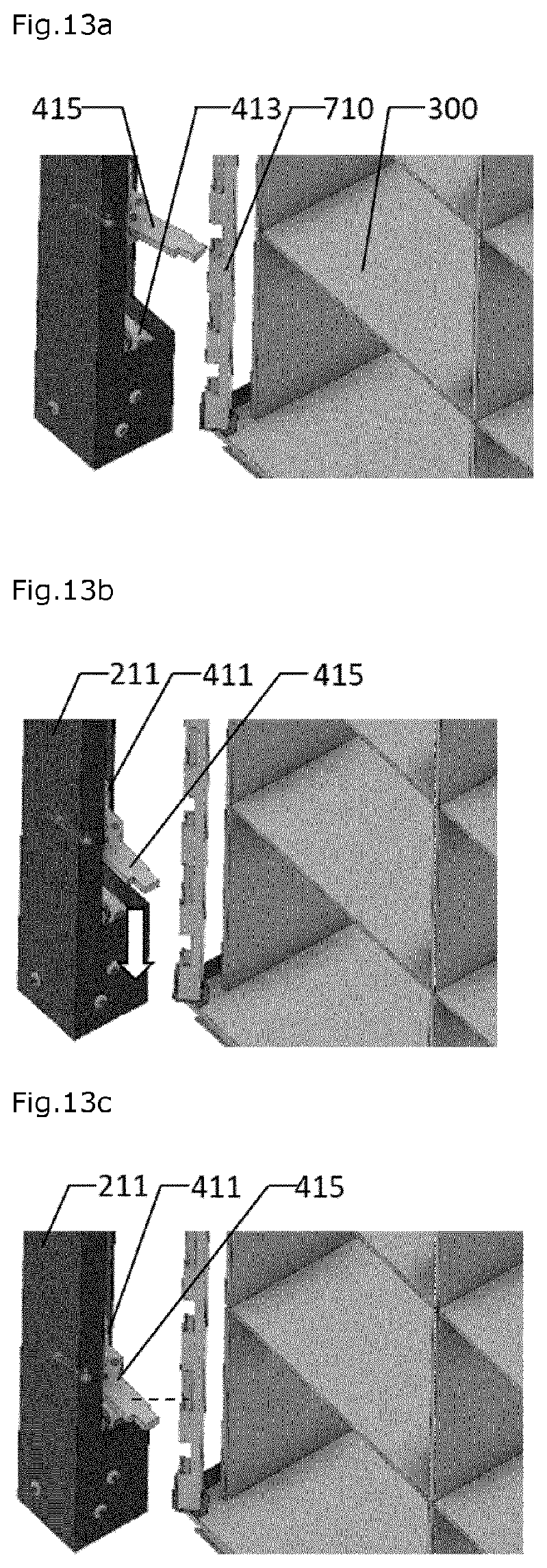 Patent US12304736 Figure 9 – Three-dimensional, modular system for moving standard elements within a three-dimensional structure of the grid type