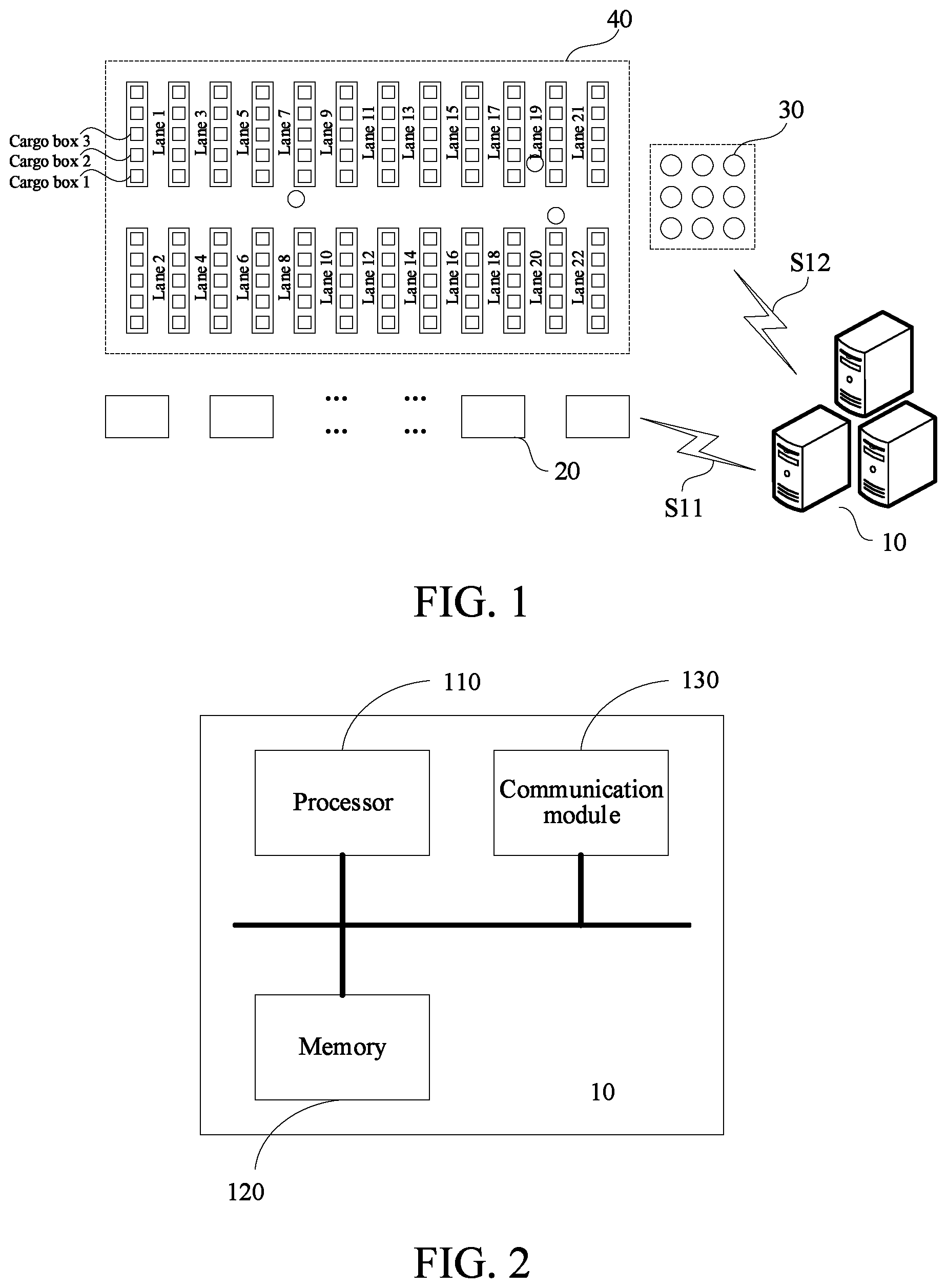 Patent US12304738 Figure 1 – Goods sorting method and goods sorting system