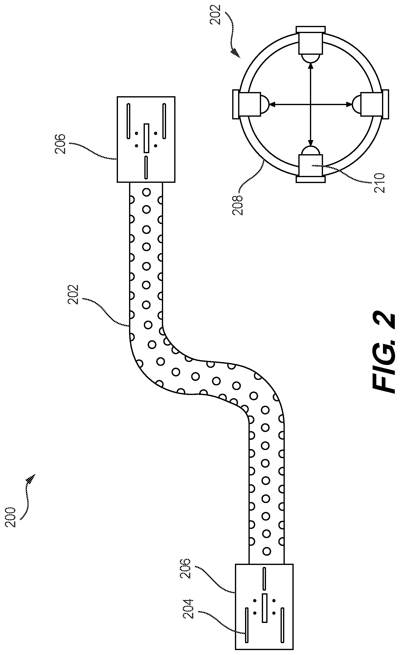 Patent US12304739 Figure 2 – Flexible conveyor system