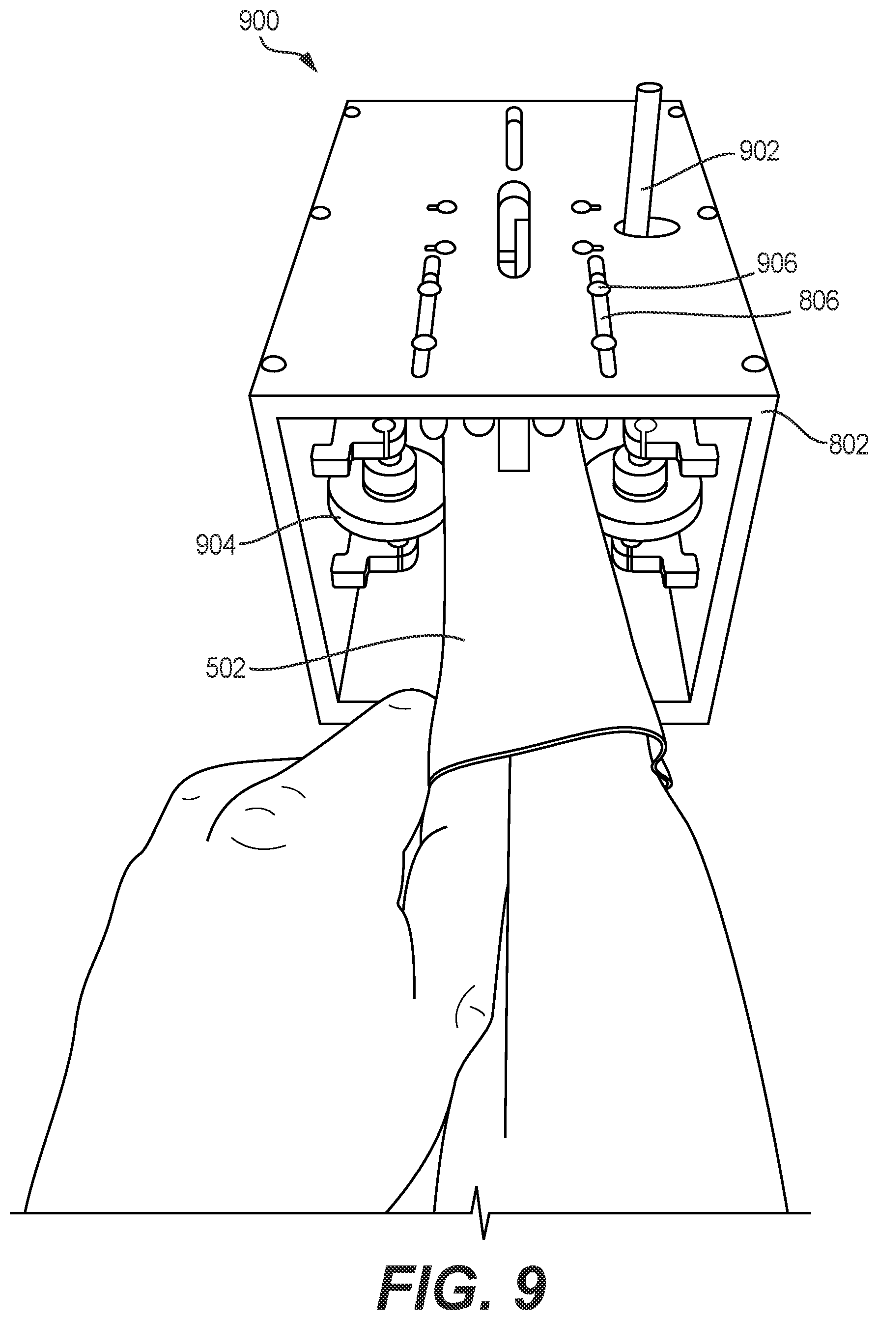 Patent US12304739 Figure 7 – Flexible conveyor system