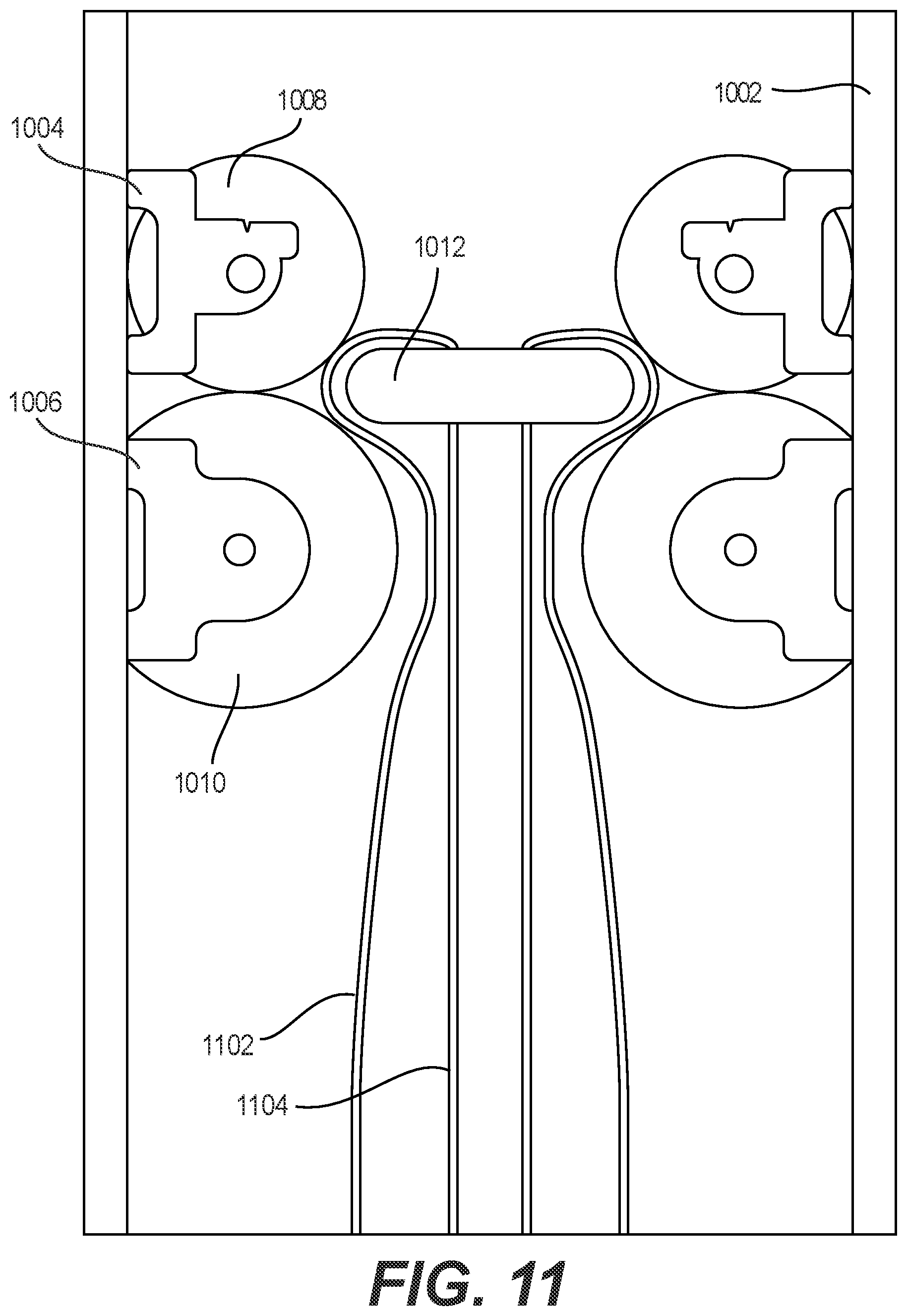 Patent US12304739 Figure 9 – Flexible conveyor system