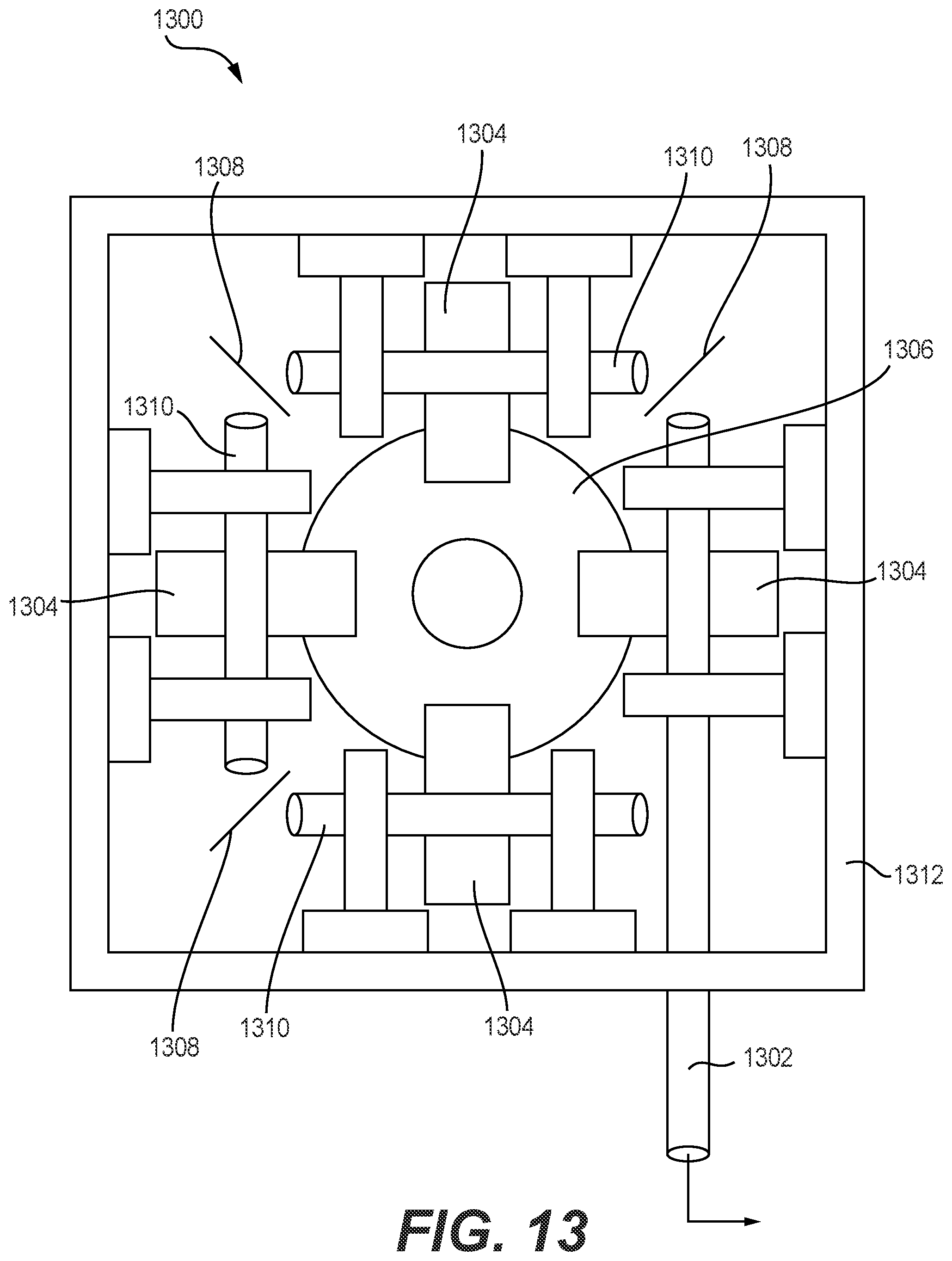 Patent US12304739 Figure 11 – Flexible conveyor system