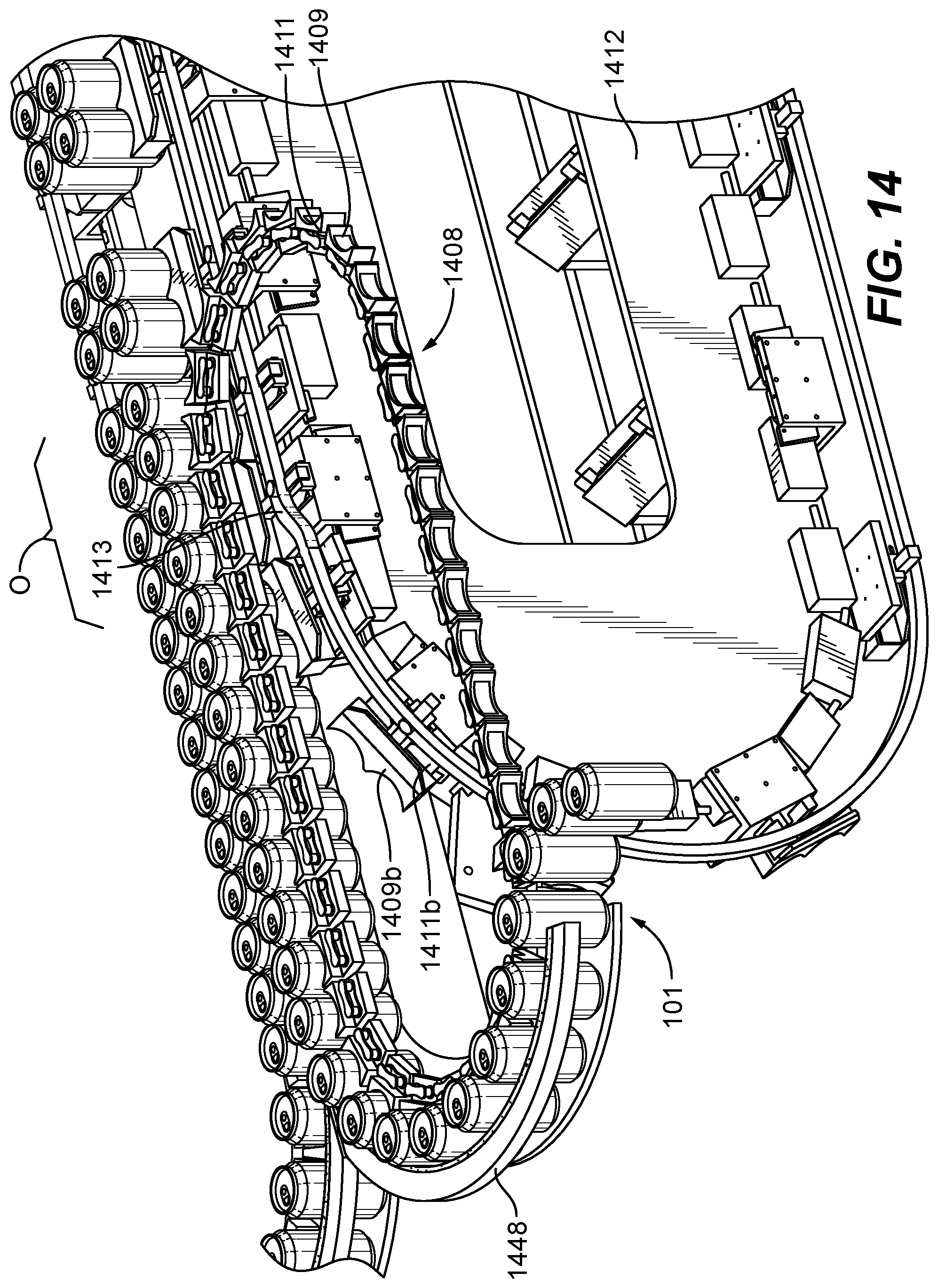 Patent US12304747 Figure 17 – System and method of grouping of containers