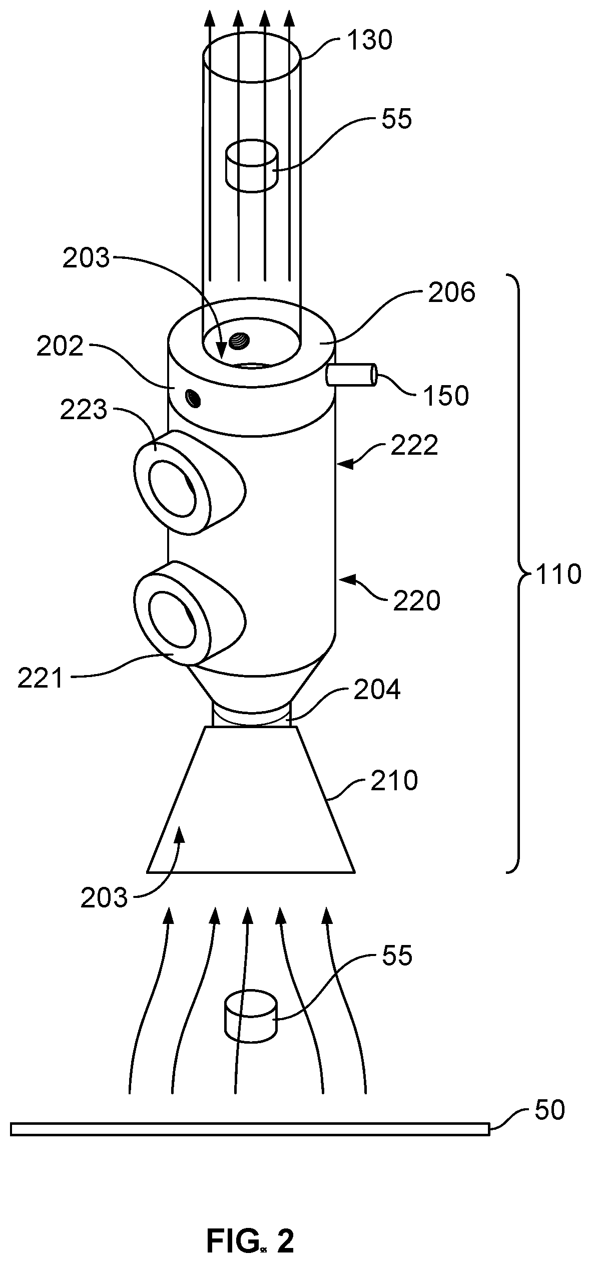 Patent US12304751 Figure 3 – Bidirectional air conveyor device for material sorting and other applications