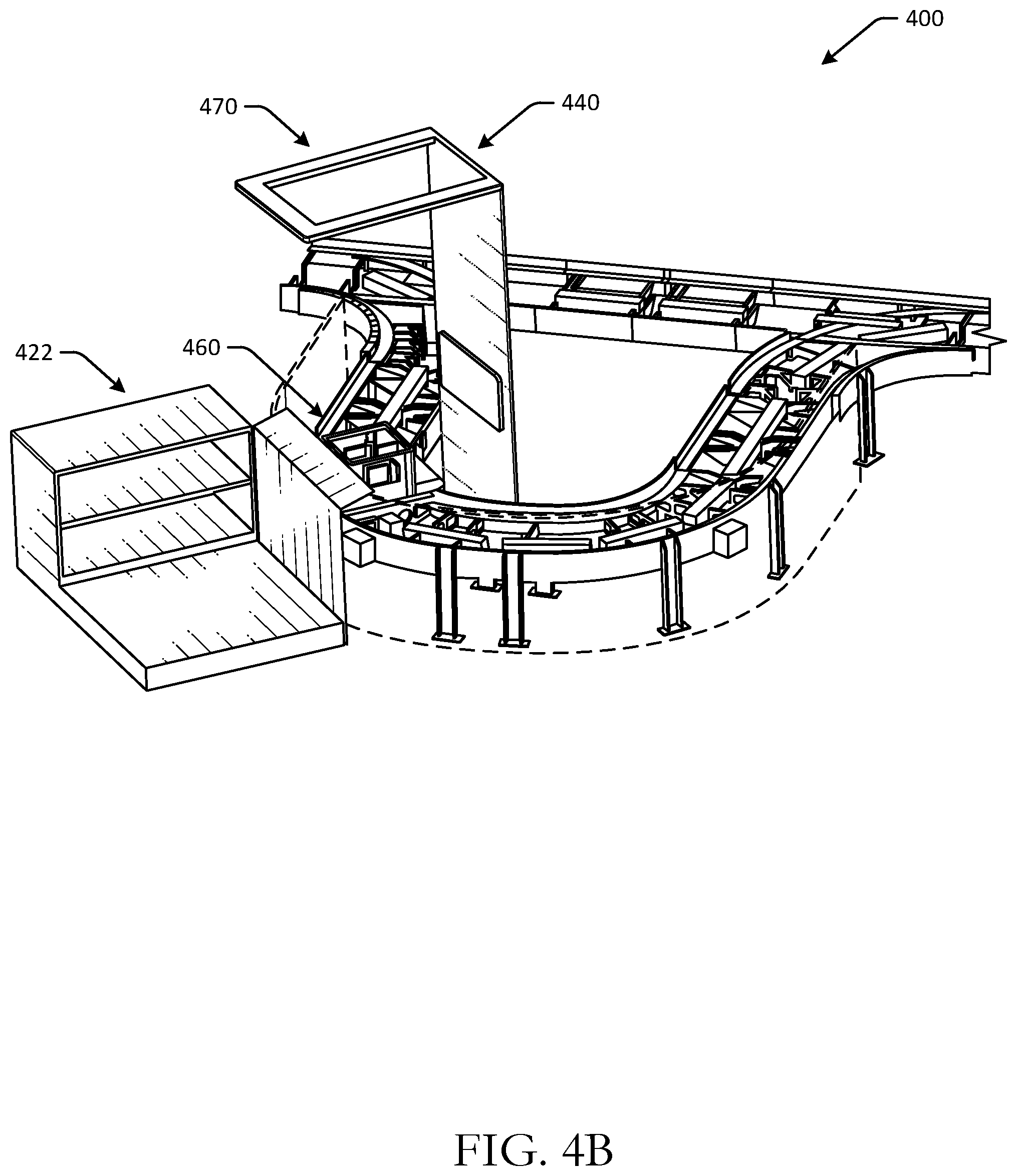 Patent US12304753 Figure 5 – Rapid braking of shuttles powered by electromagnets