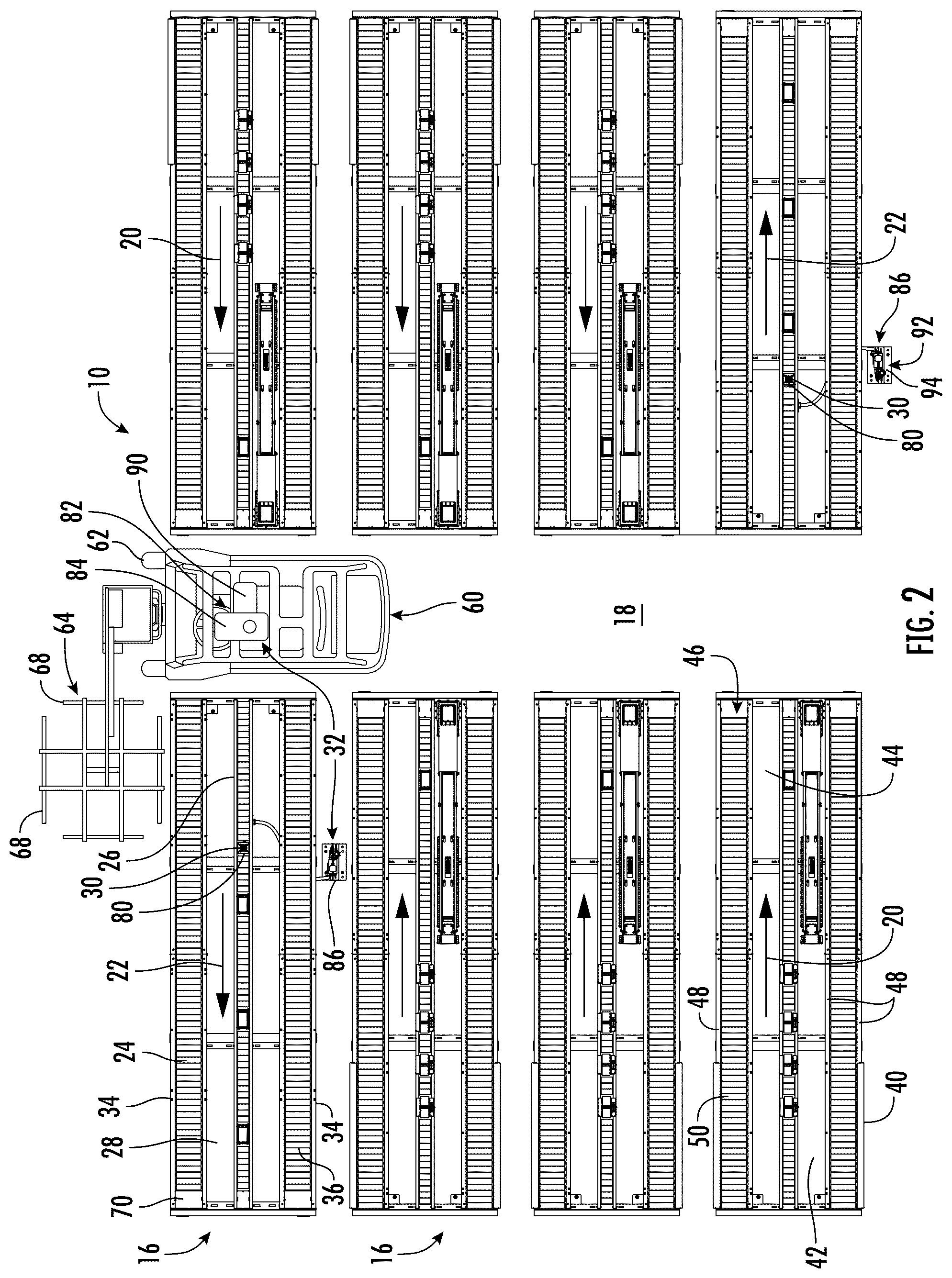 Patent US12304754 Figure 2 – Method and apparatus for building palleted goods