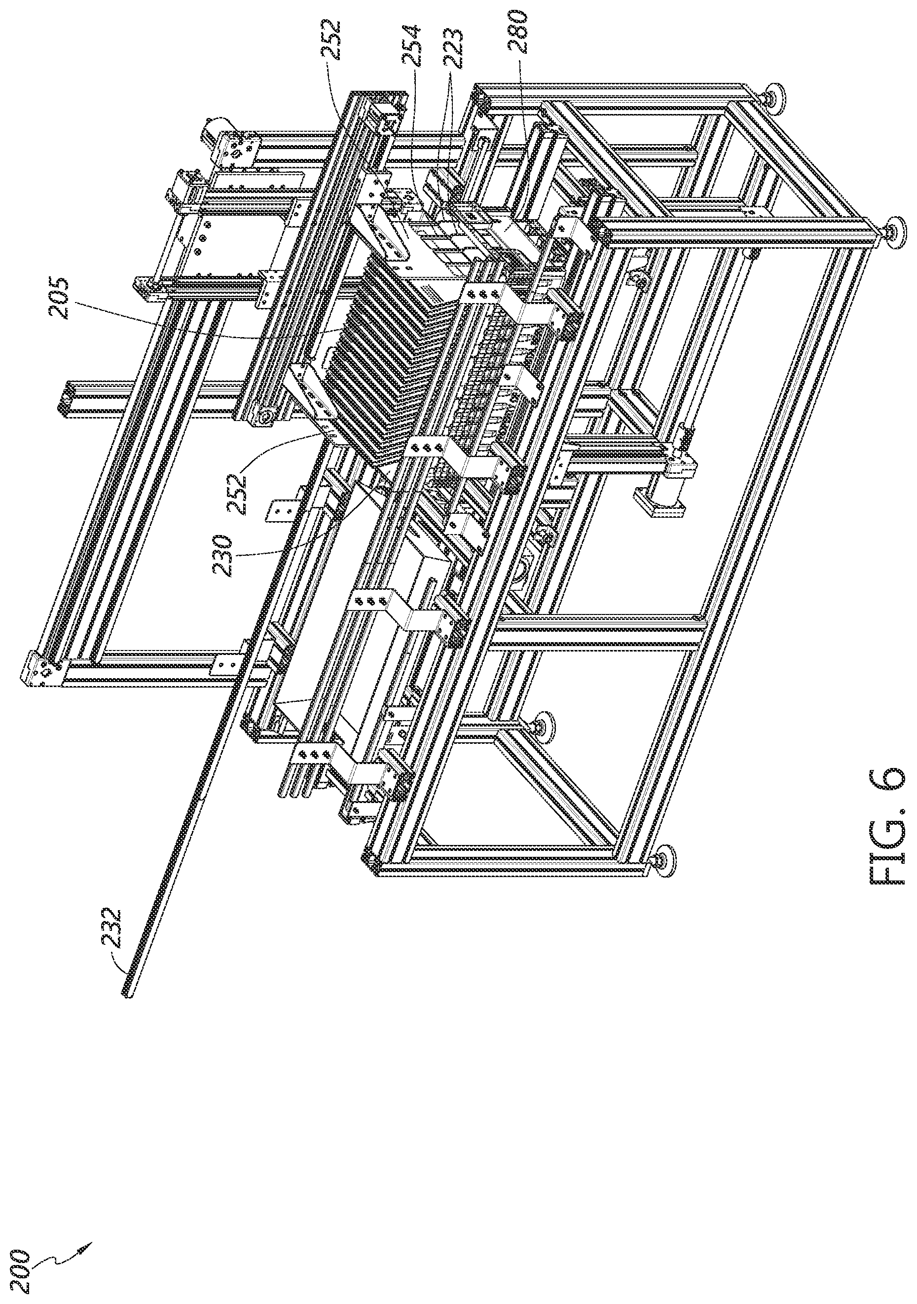 Patent US12304756 Figure 8 – System for transferring articles from a container
