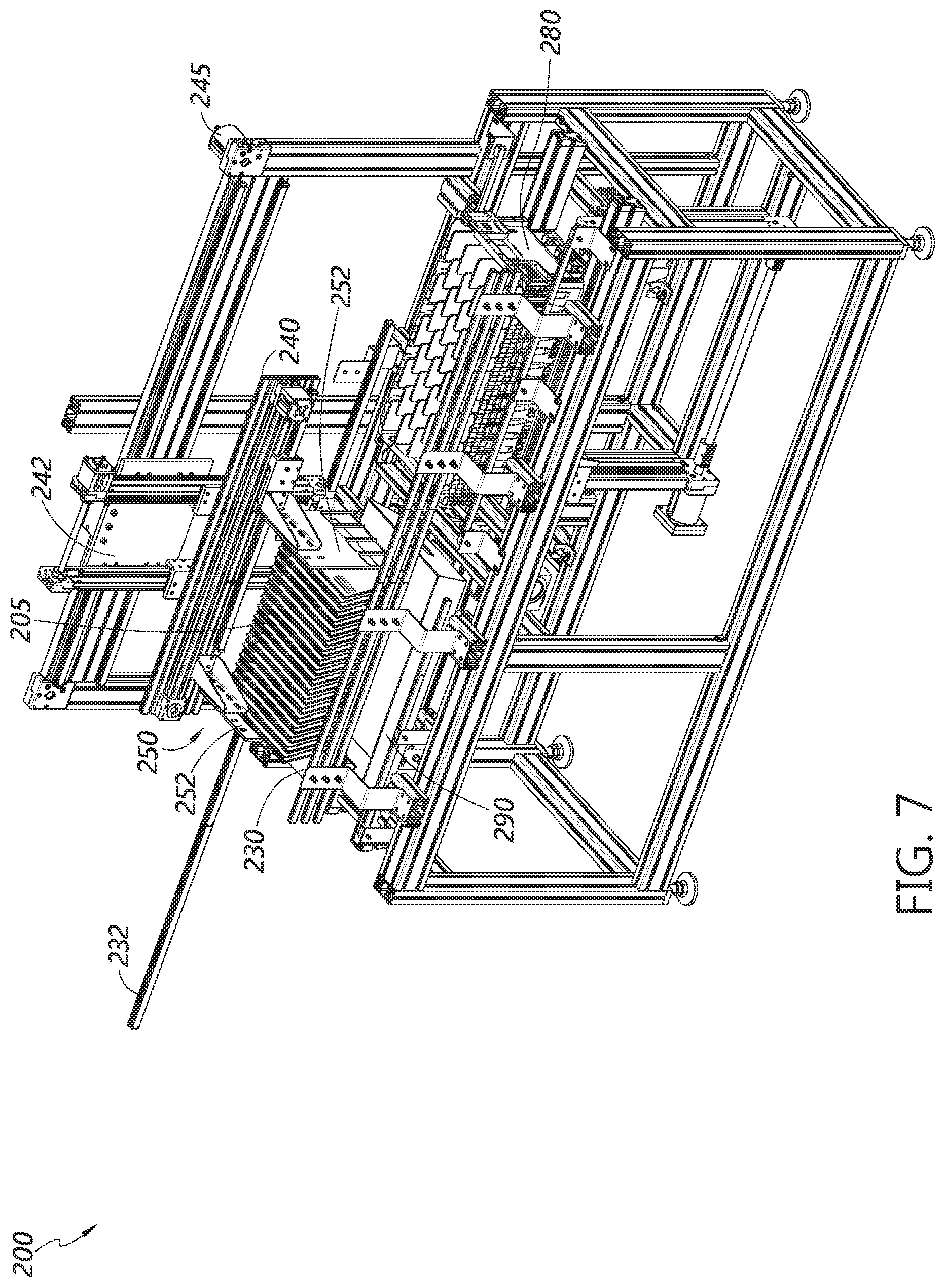 Patent US12304756 Figure 9 – System for transferring articles from a container