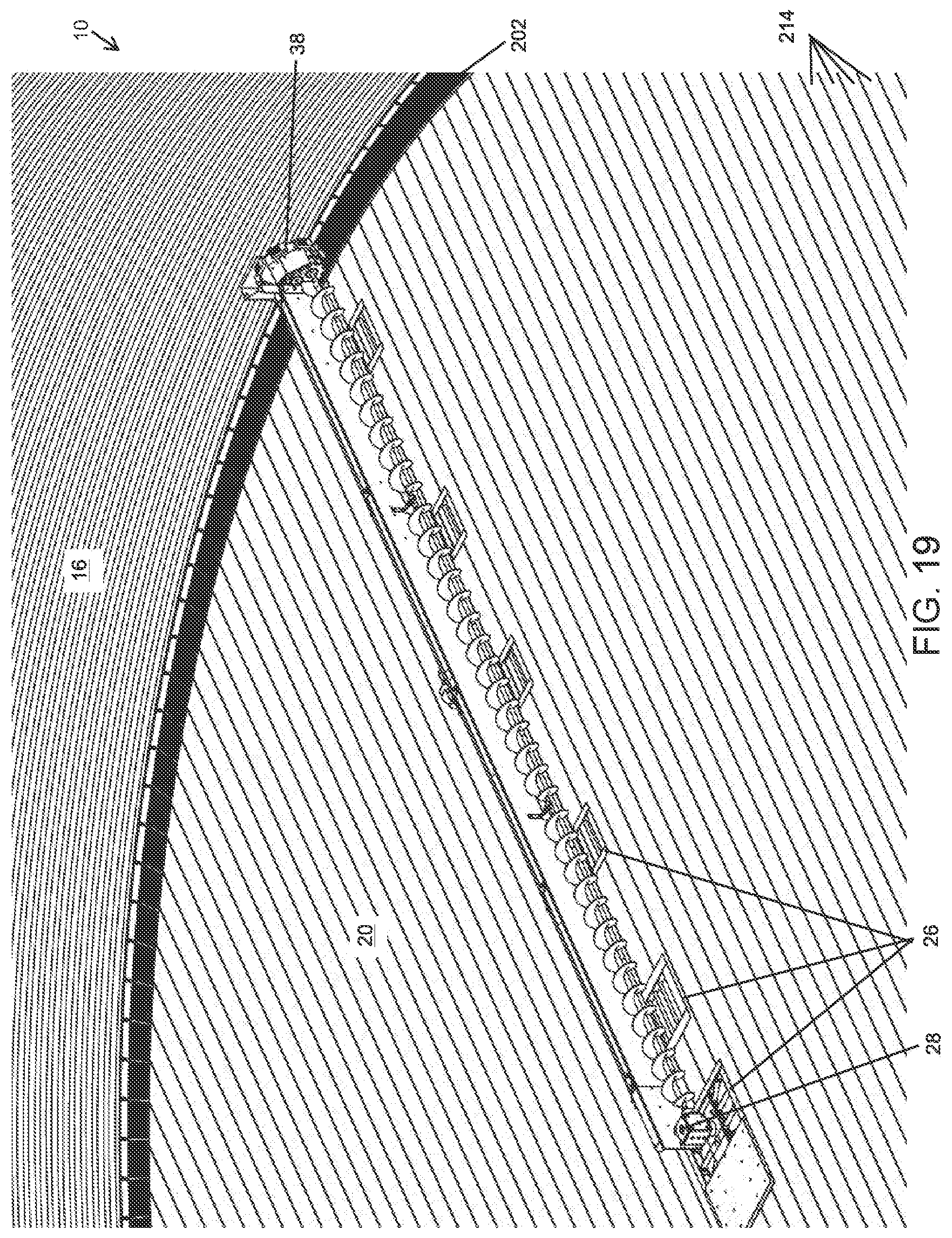 Patent US12304757 Figure 19 – Sweep auger drive shield with gravity reclaim