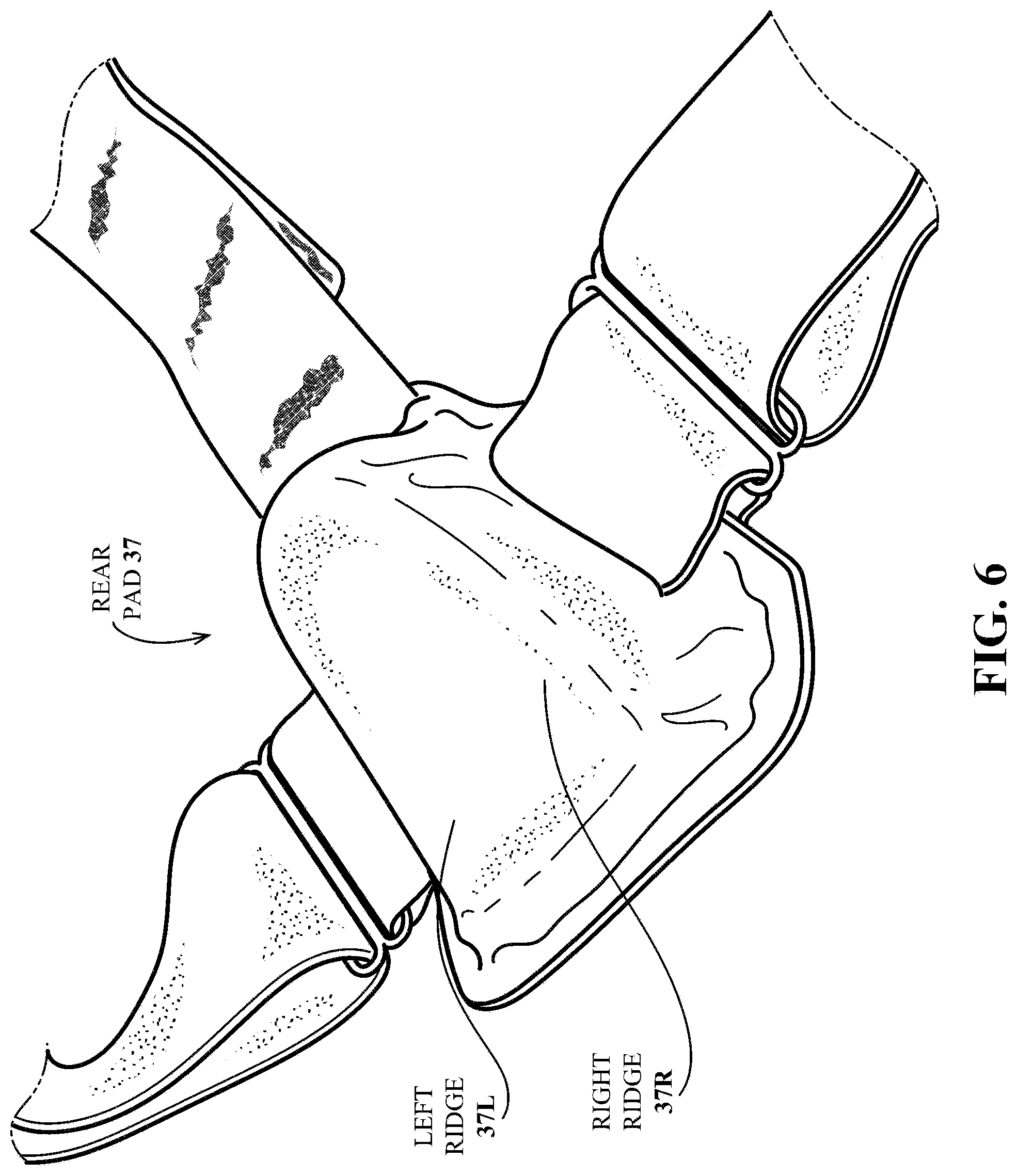 Patent US12304758 Figure 6 – Pelvic braces and methods for using same