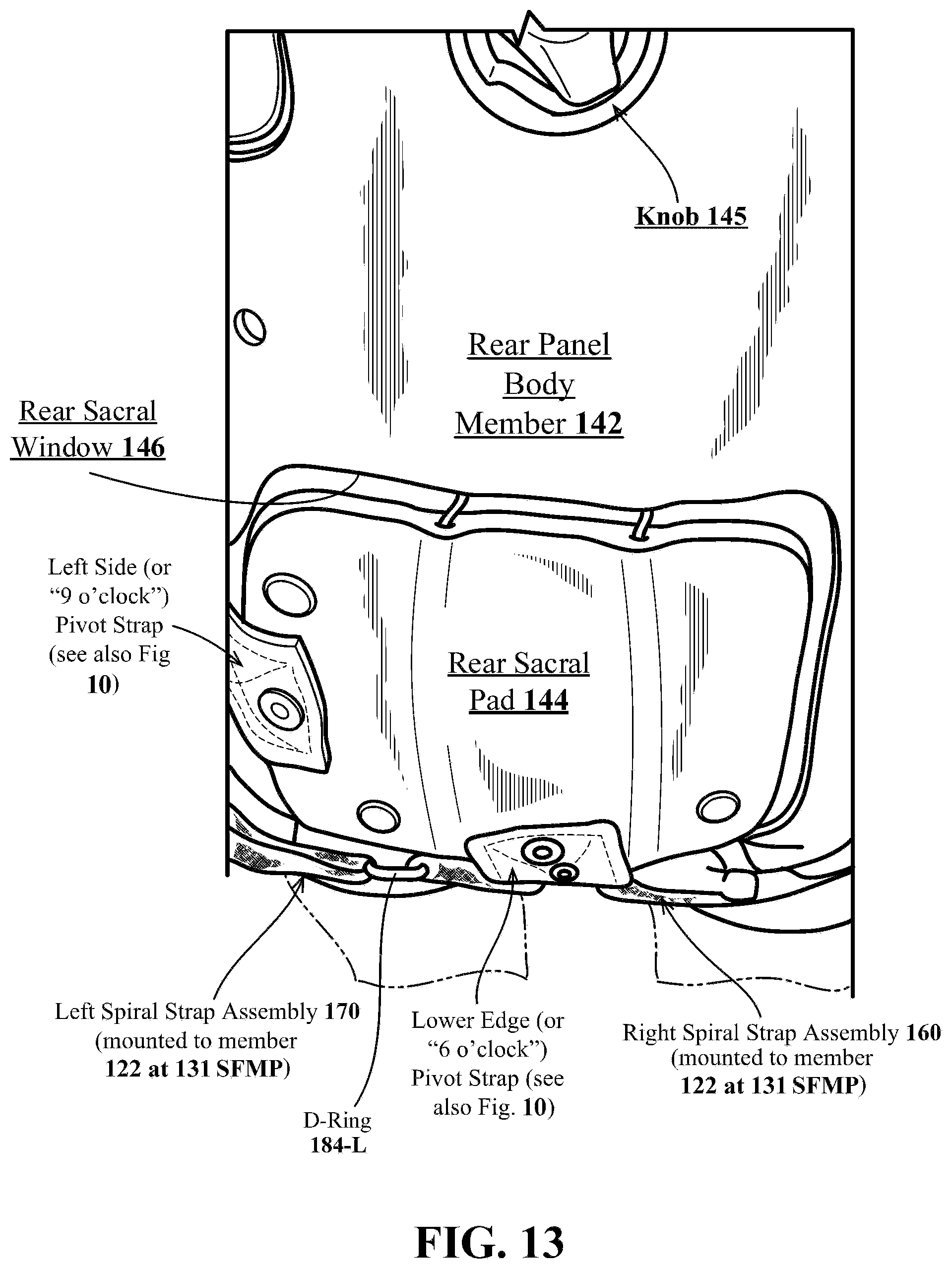 Patent US12304758 Figure 13 – Pelvic braces and methods for using same