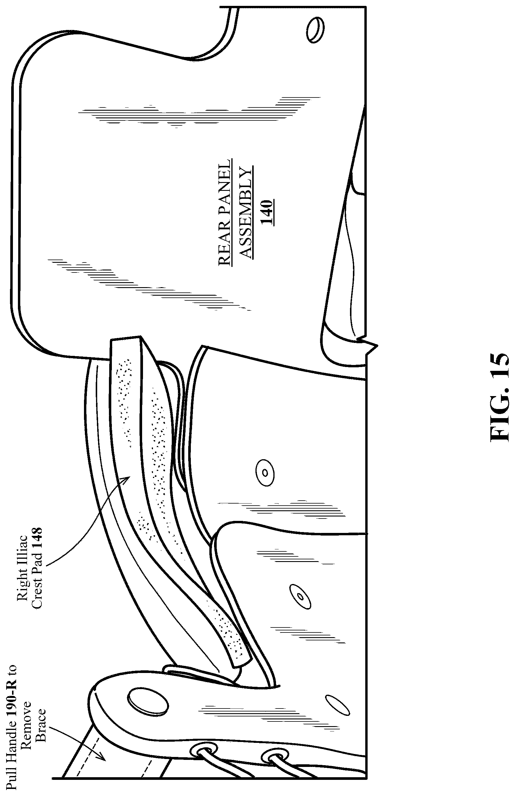 Patent US12304758 Figure 15 – Pelvic braces and methods for using same