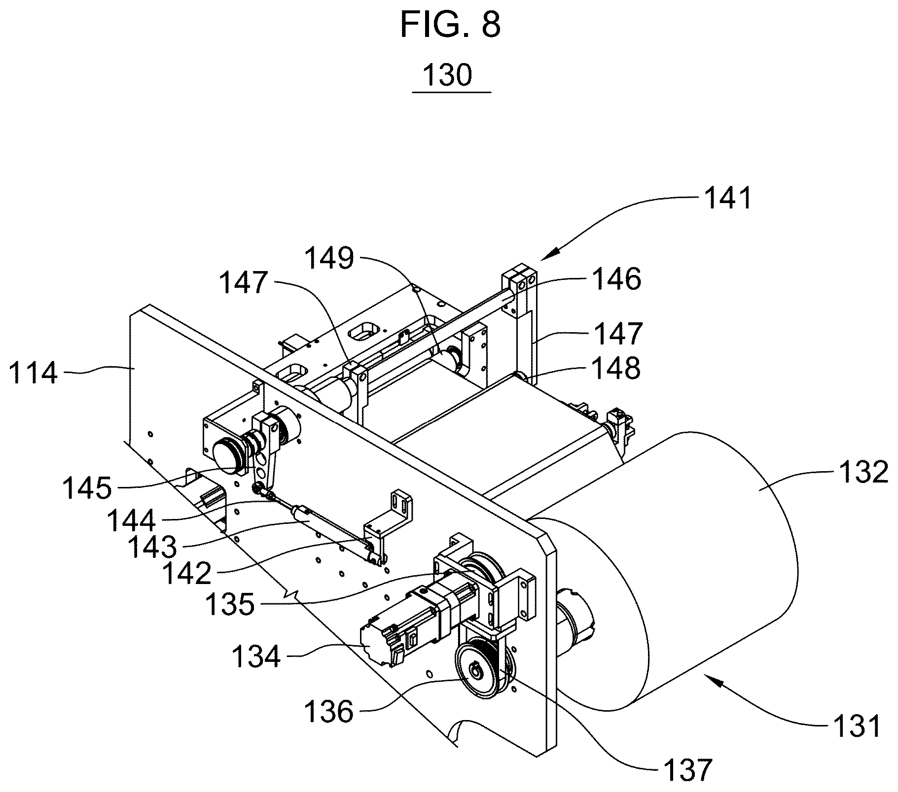 Patent US12304760 Figure 7 – Separator tension control device for stacking secondary batteries