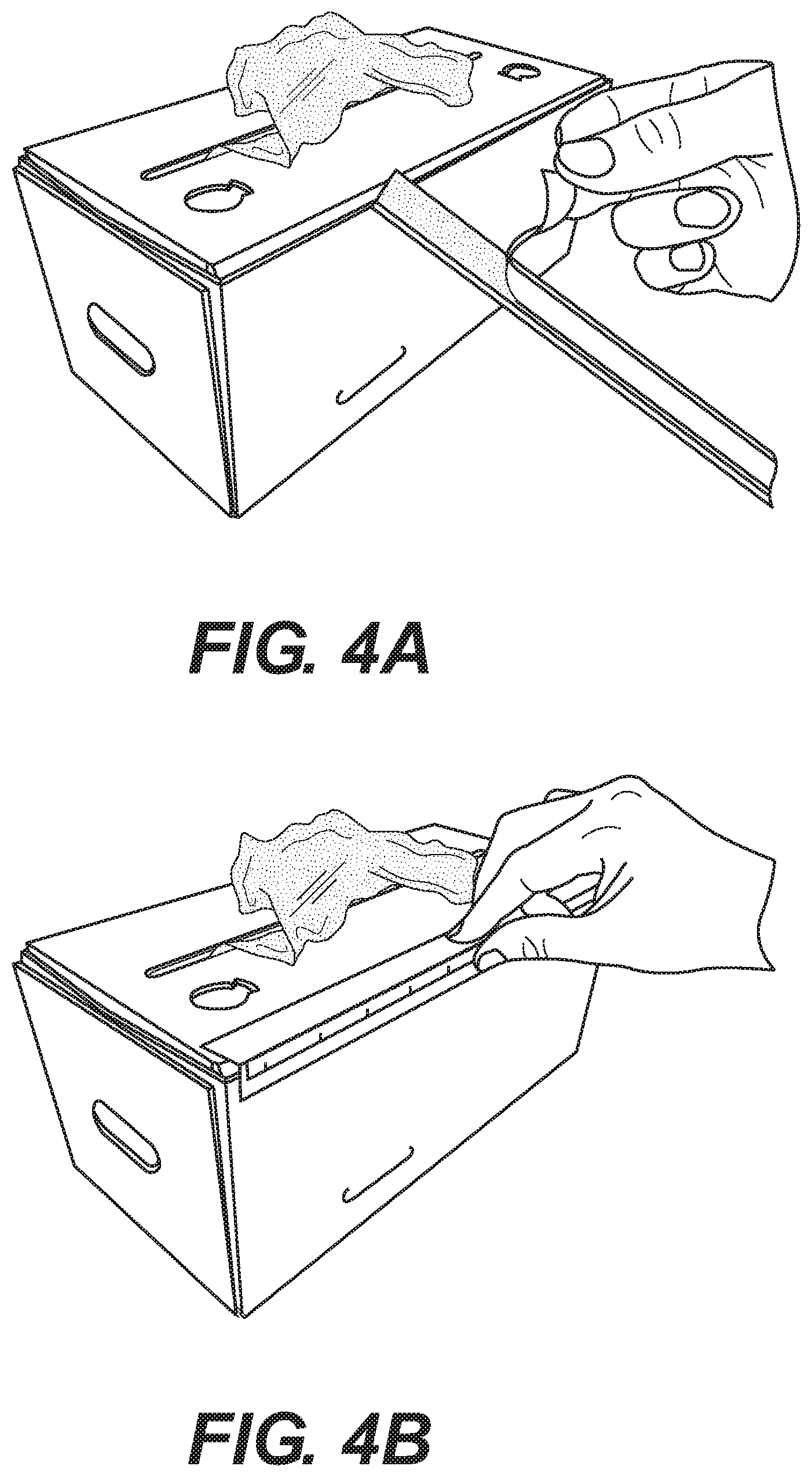 Patent US12304763 Figure 4 – Sheet material dispense and cutting systems and methods of use