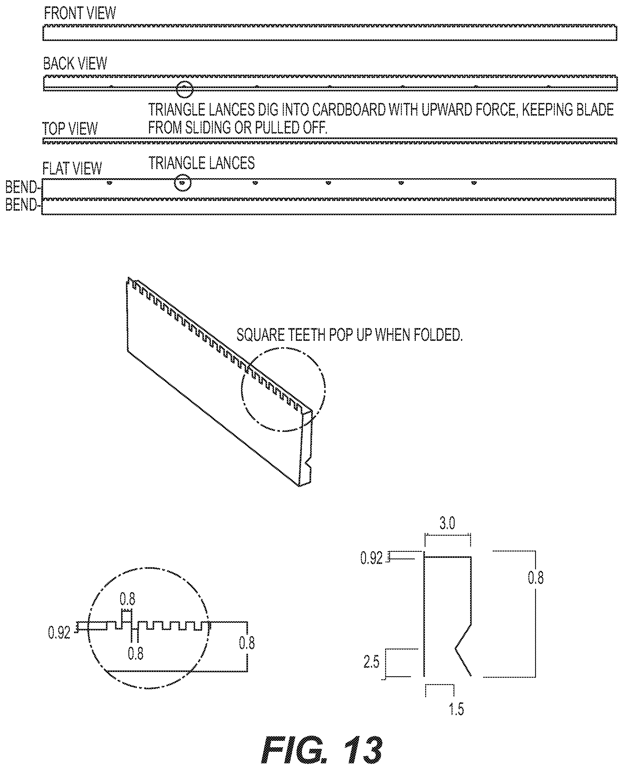 Patent US12304763 Figure 14 – Sheet material dispense and cutting systems and methods of use