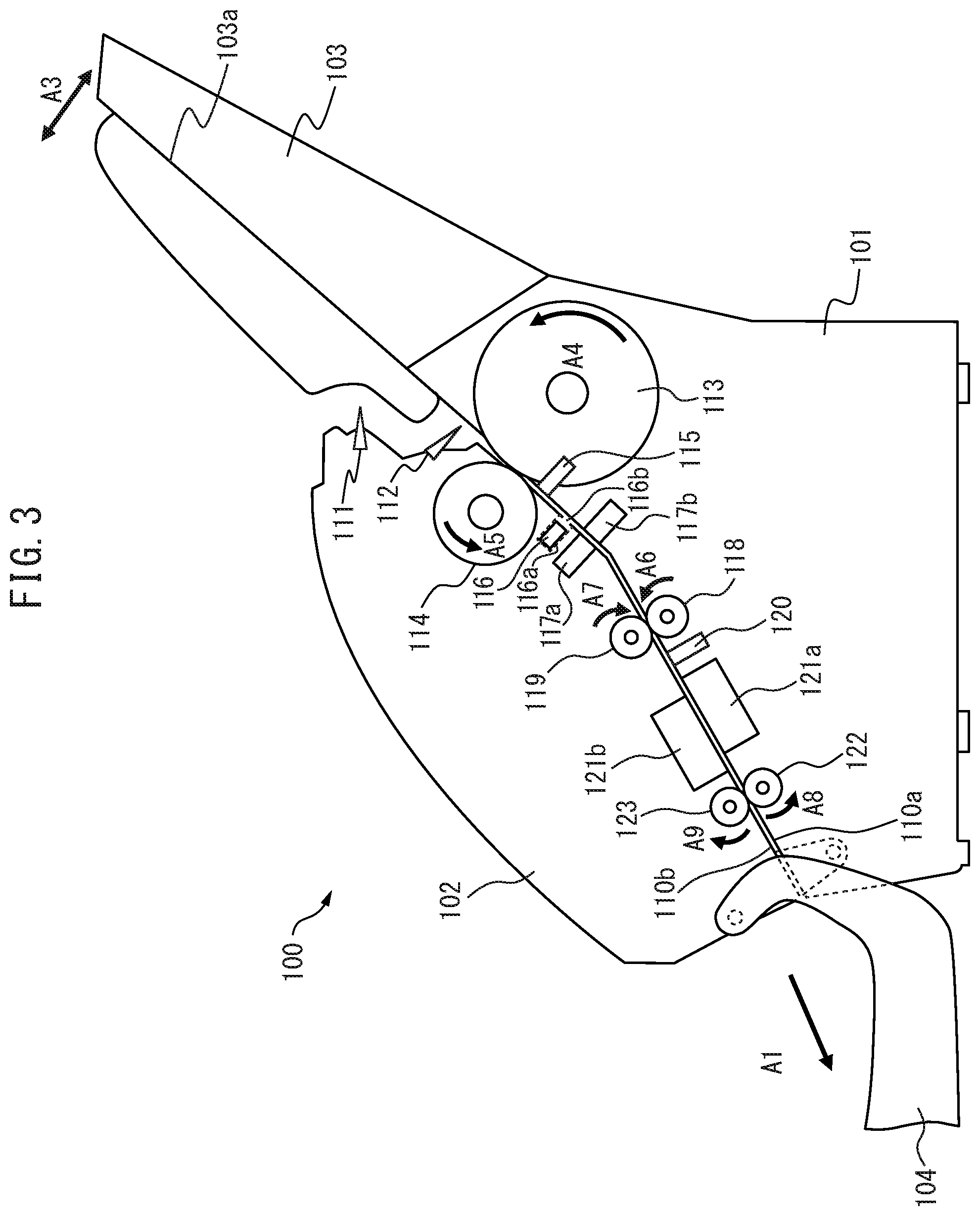 Patent US12304764 Figure 4 – Medium transport device, control method, and control program