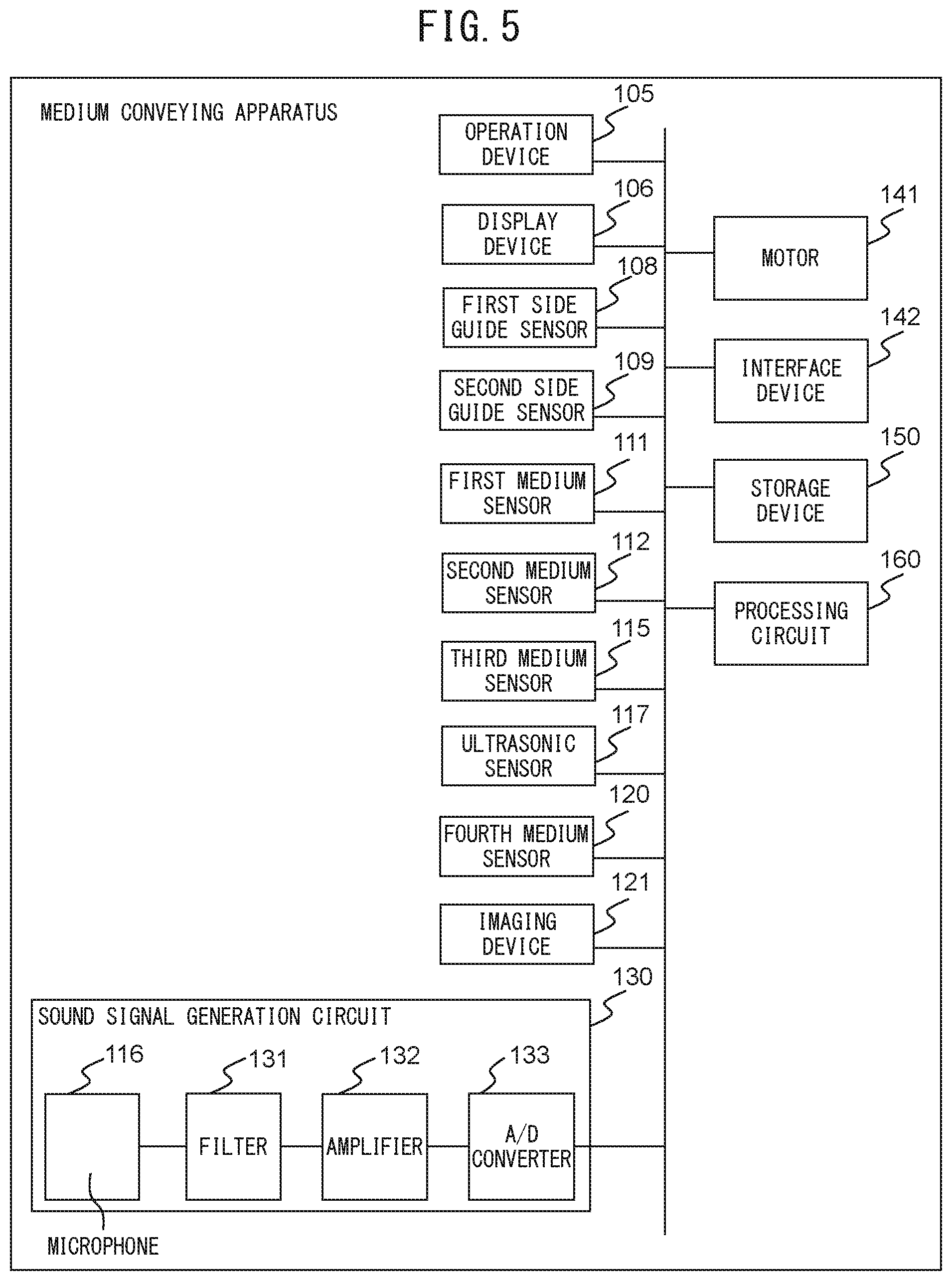 Patent US12304764 Figure 6 – Medium transport device, control method, and control program