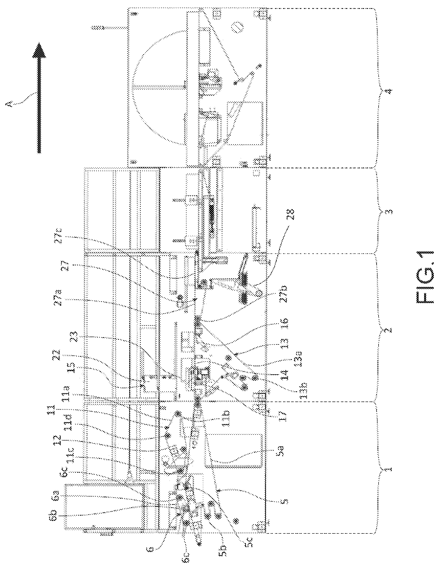 Patent US12304765 Figure 1 – Method and apparatus for folding a stack of sheets